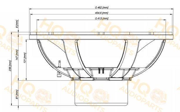 Eighteen Sound Hangszóró 18NLW9601, 8 Ω, 1800 W