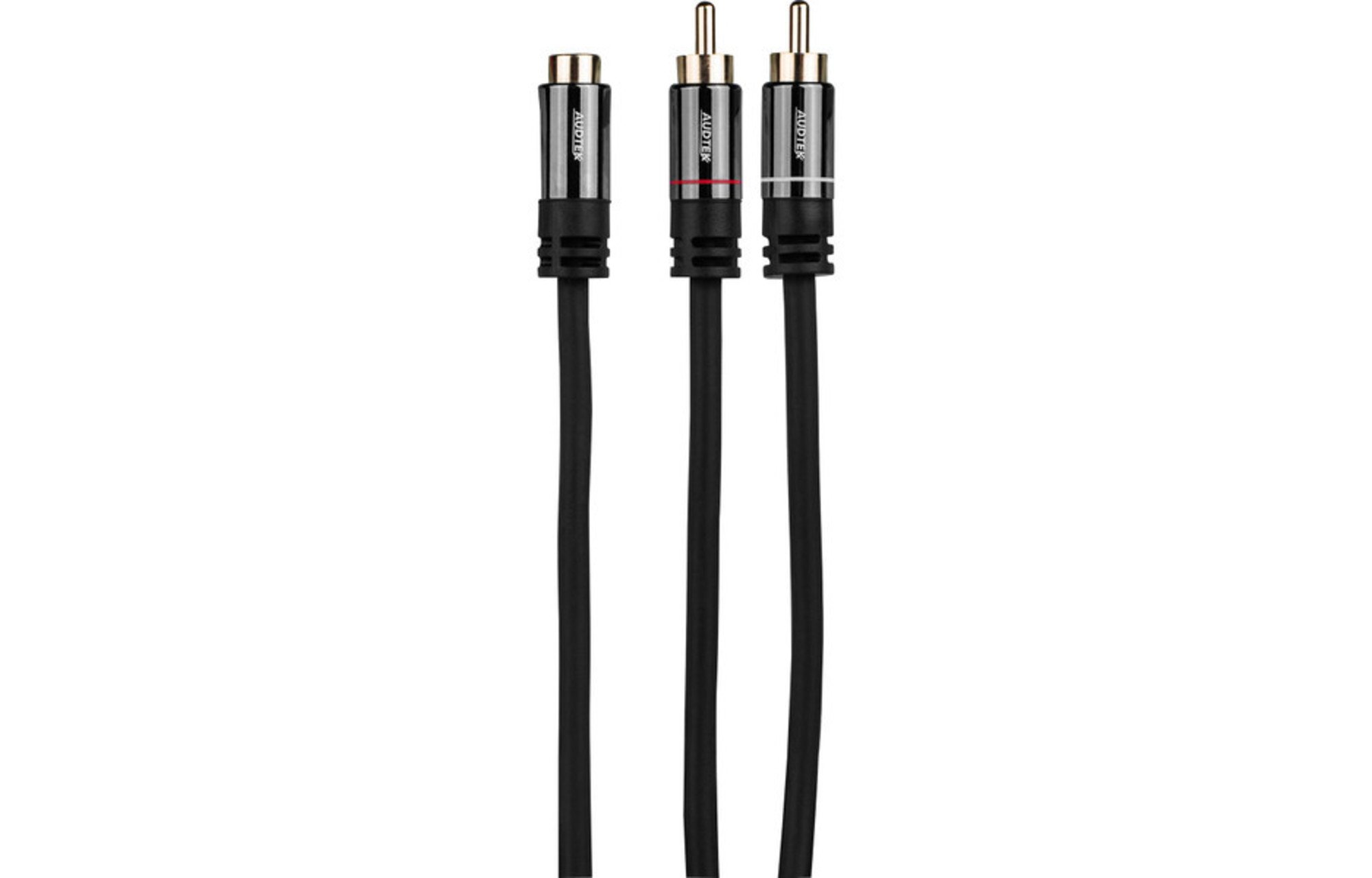Audtek YMMC-1 RCA mama - 2 x RCA papa kábel