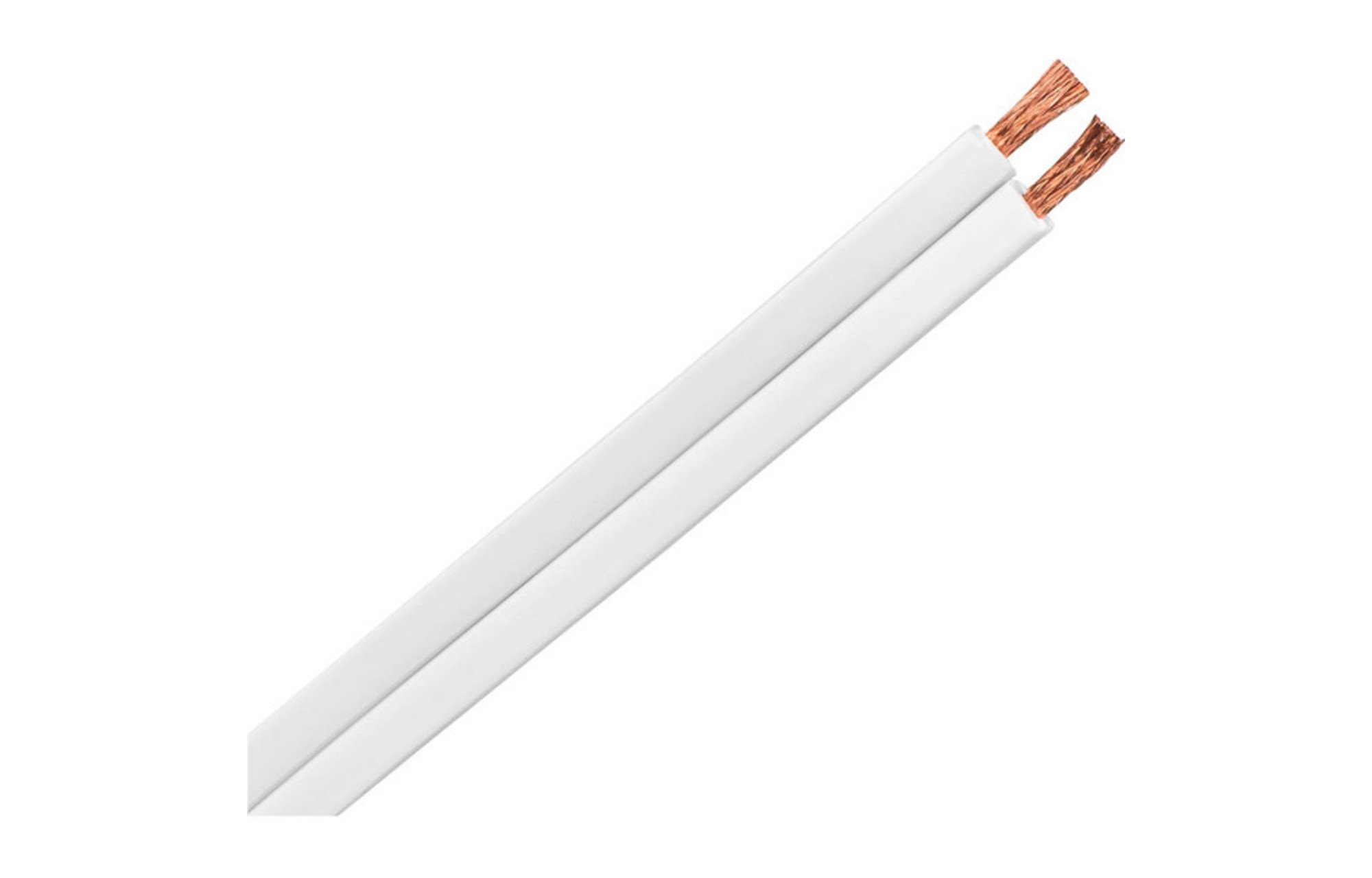 Audtek FBC-250 16 AWG OFC fehér fonott lapos hangszóró vezeték