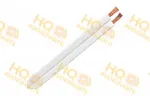Audtek FBC-250 16 AWG OFC fehér fonott lapos hangszóró vezeték