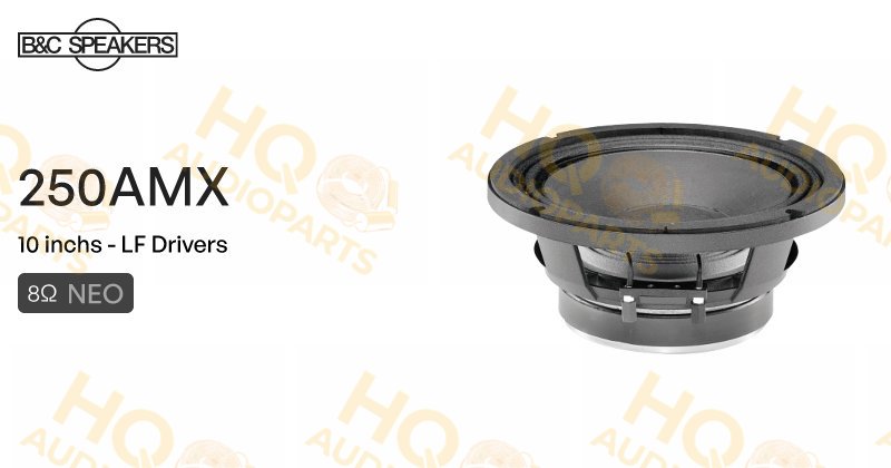 B&C Speakers Hangszóró 250AMX, 8 Ω, 250 W