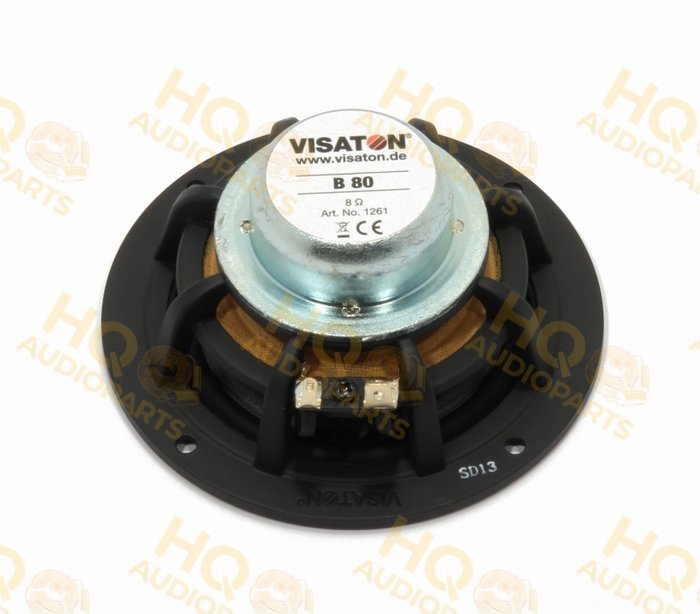 Visaton B 80 - 8 OHM Full-range Driver, 8 Ω, 30 W