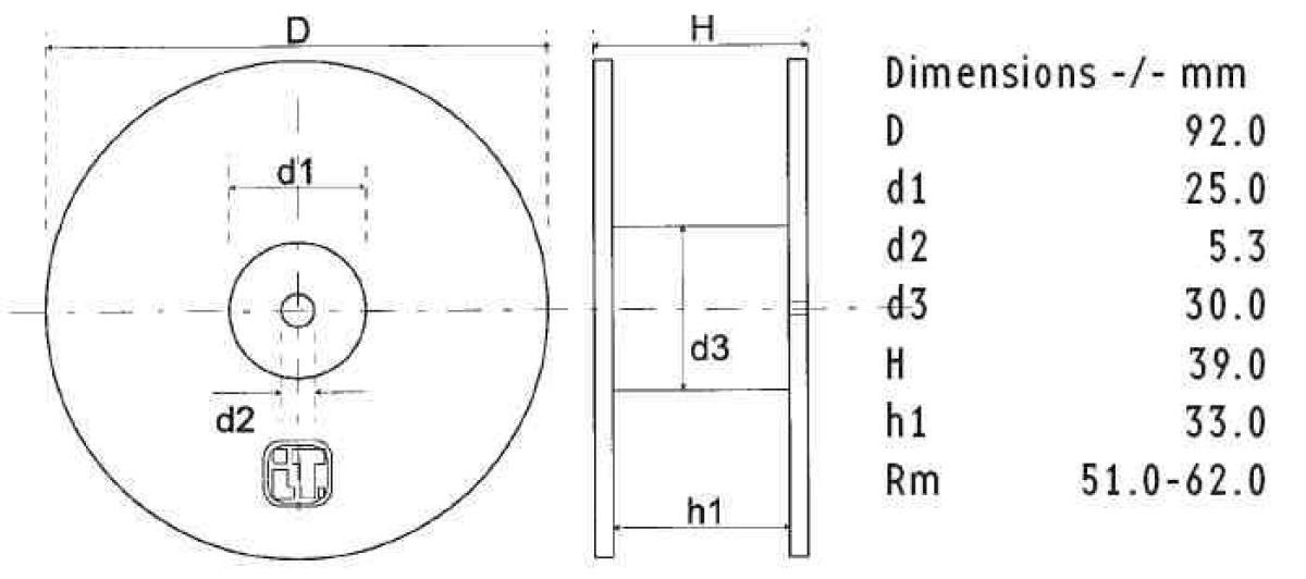 Intertechnik Tritec hatszögű légmagos tekercs – 0,82 mH | TRI92 | DCR 0,15 Ω | Cu Tritec 7×0,80 mm | ±1.0%