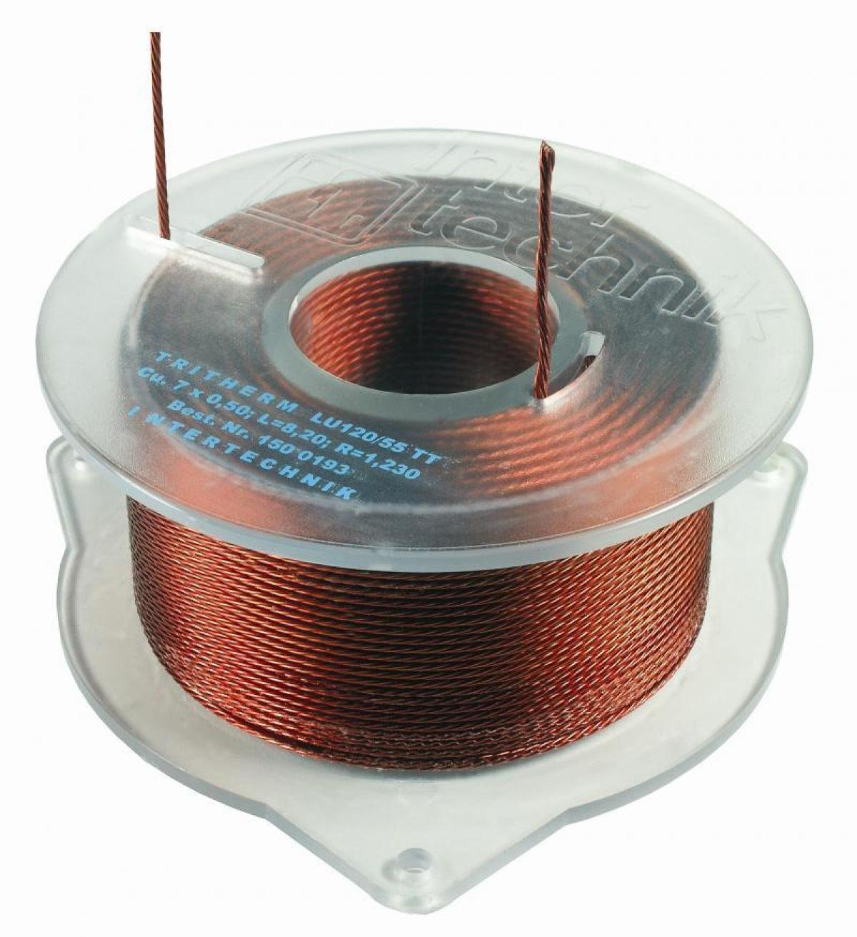 Intertechnik Tritec hatszögű légmagos tekercs – 1,80 mH | TRI92 | DCR 0,37 Ω | Cu Tritec 7×0,60 mm | ±1.0%