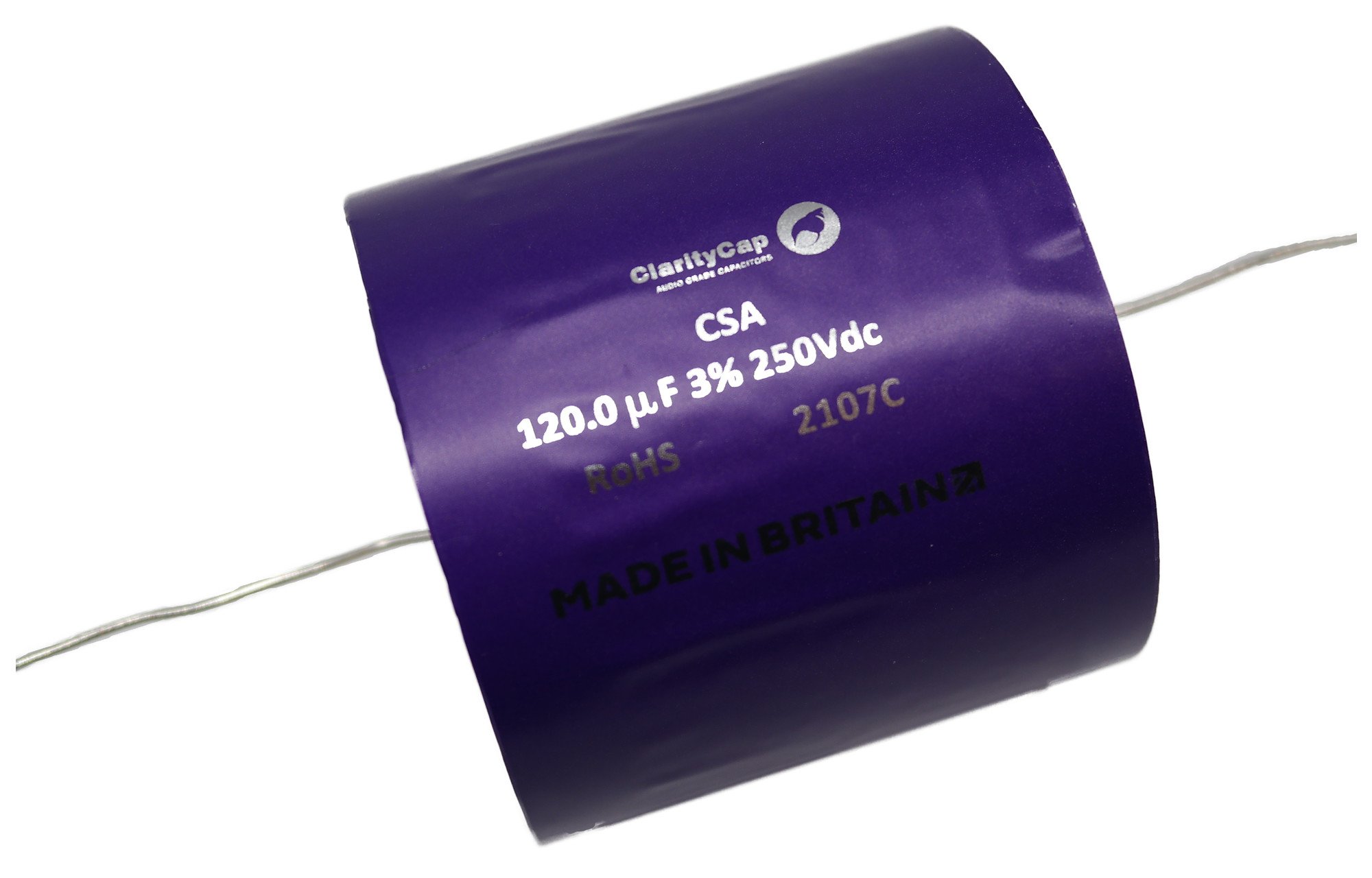 ClarityCap CSA120uH250Vdc | 120 uF | 3% | CSA 250V Kondenzátor