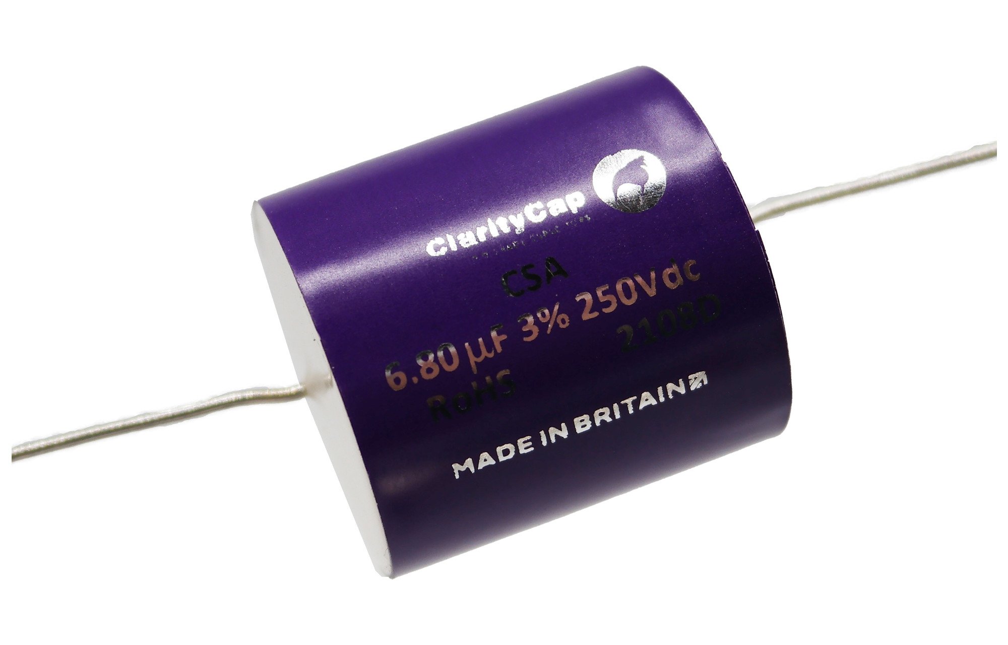 ClarityCap CSA6u8H250Vdc | 6,8 uF | 3% | CSA 250V Kondenzátor