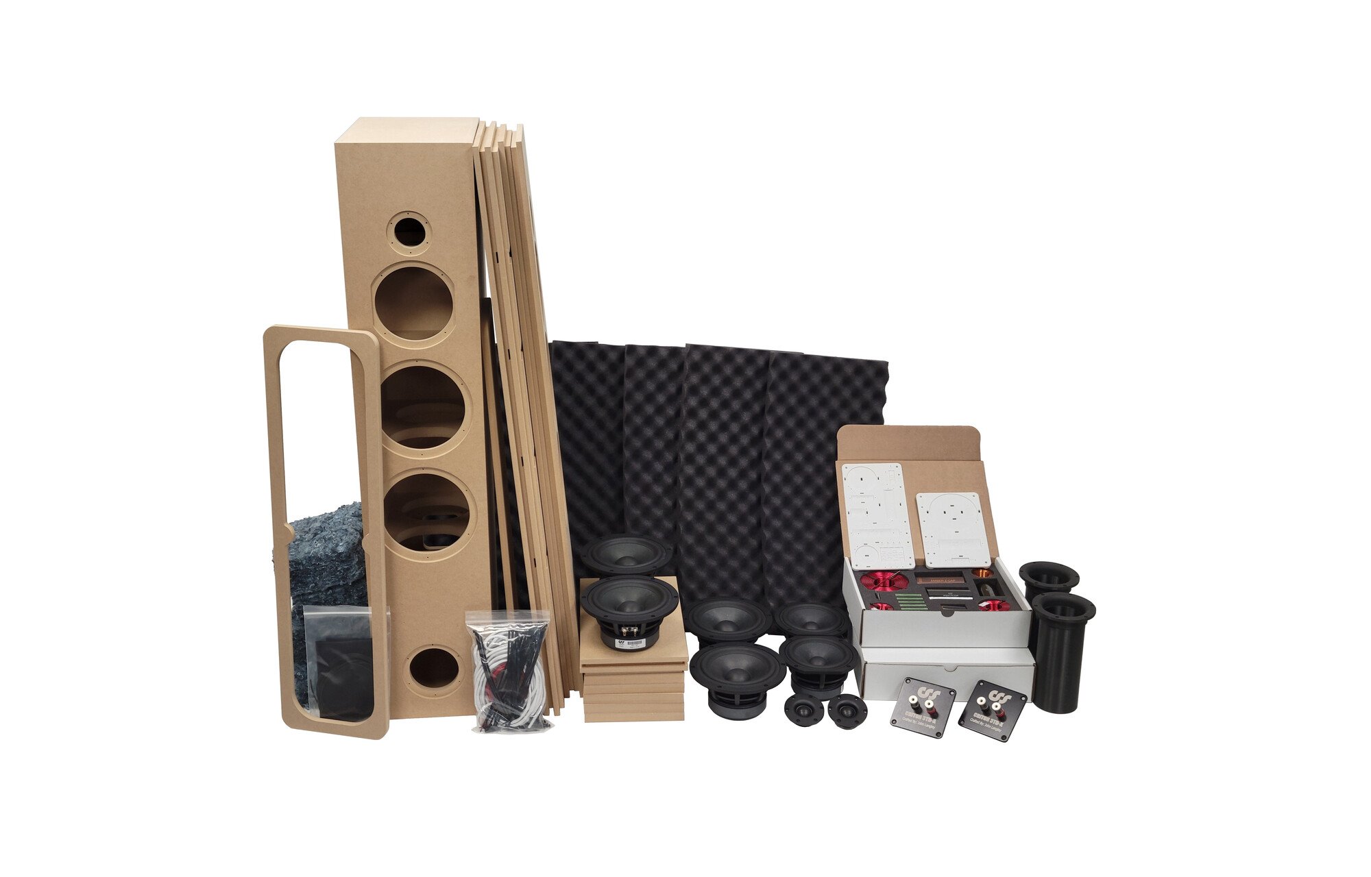 CSS Criton 3TD-X Tower hangszóró kit Superior Amber keresztváltóval