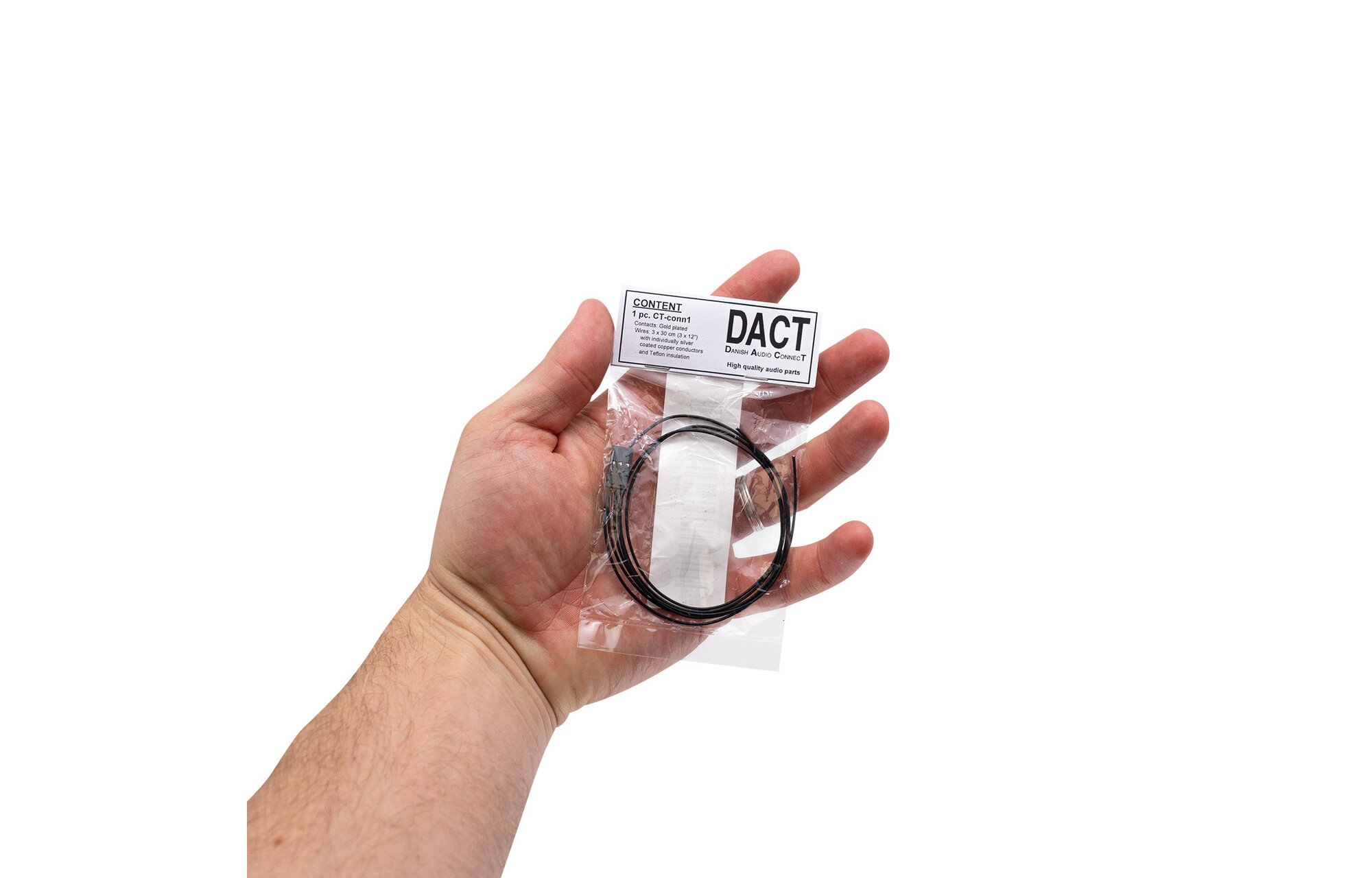 DACT CT-conn1 aranyozott 3-pólusú csatlakozó készlet DACT Vonaljelszint-szabályzókhoz és egyensúlyszabályzókhoz (CT2/CT4)