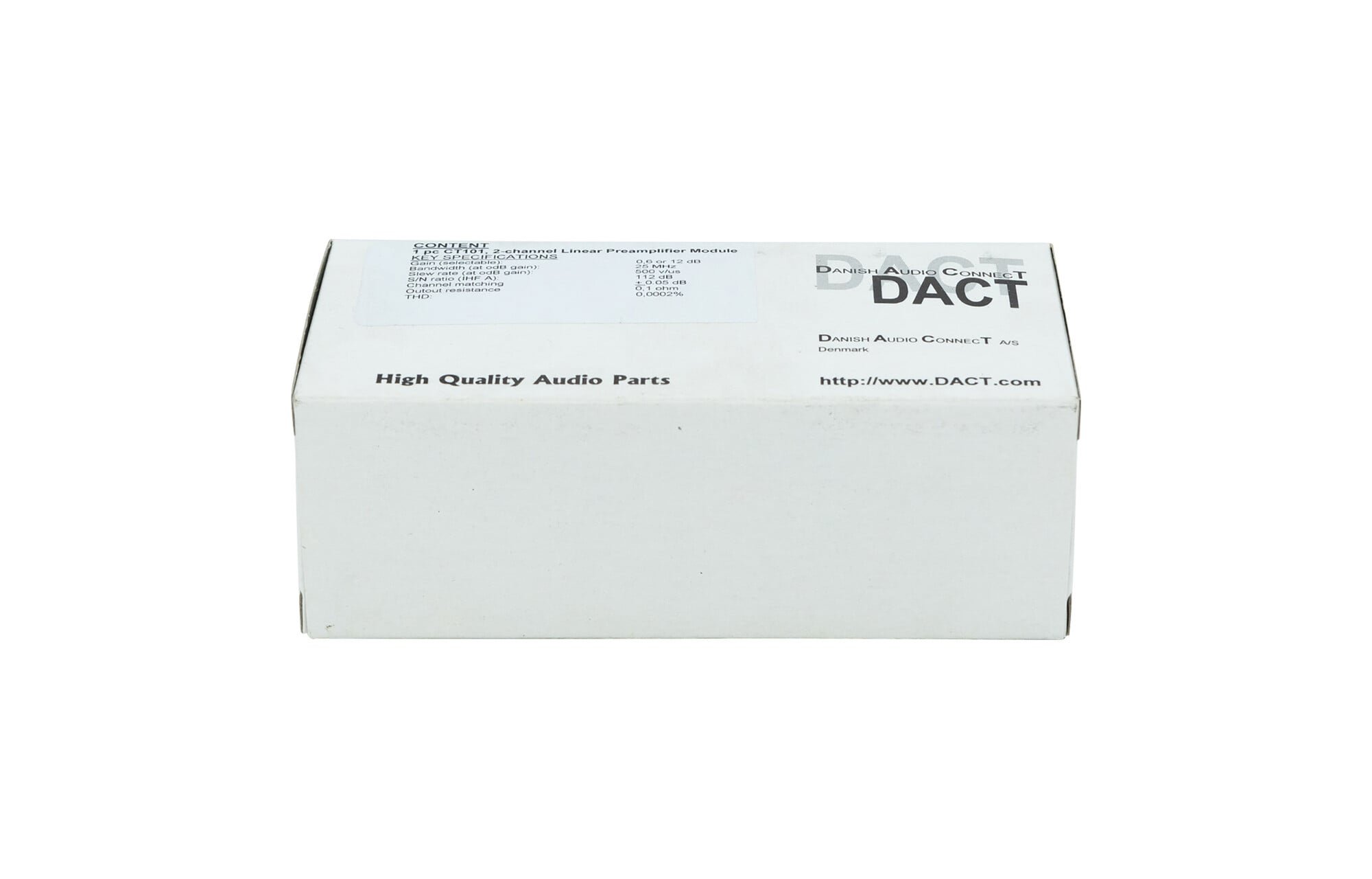 DACT CT101 2 csatornás vonali előerősítő