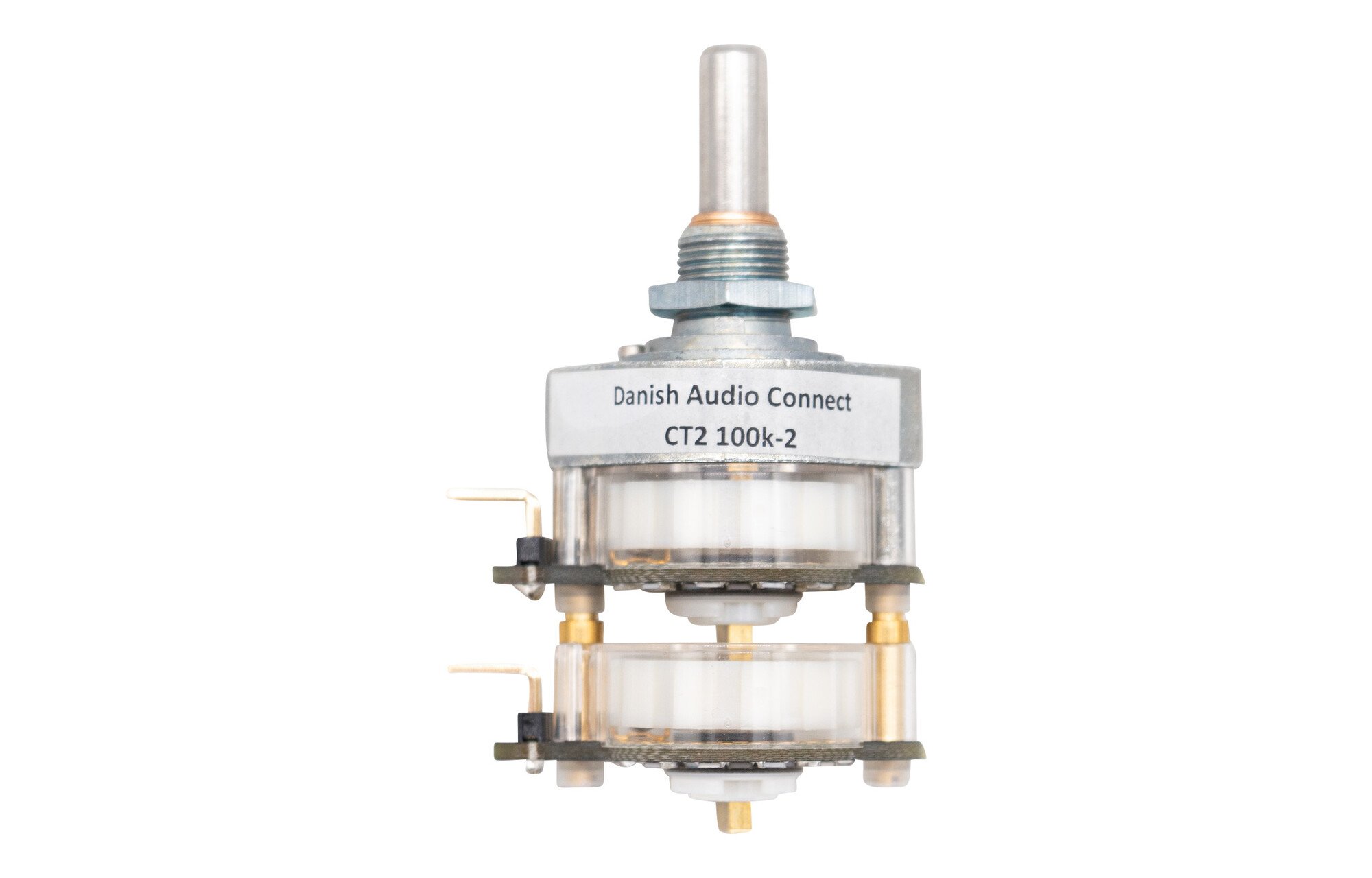 DACT CT2-100k-2 Stereo Vonaljelszint-szabályzó/hangerő szabályzó 100k Ohm 2 wafers