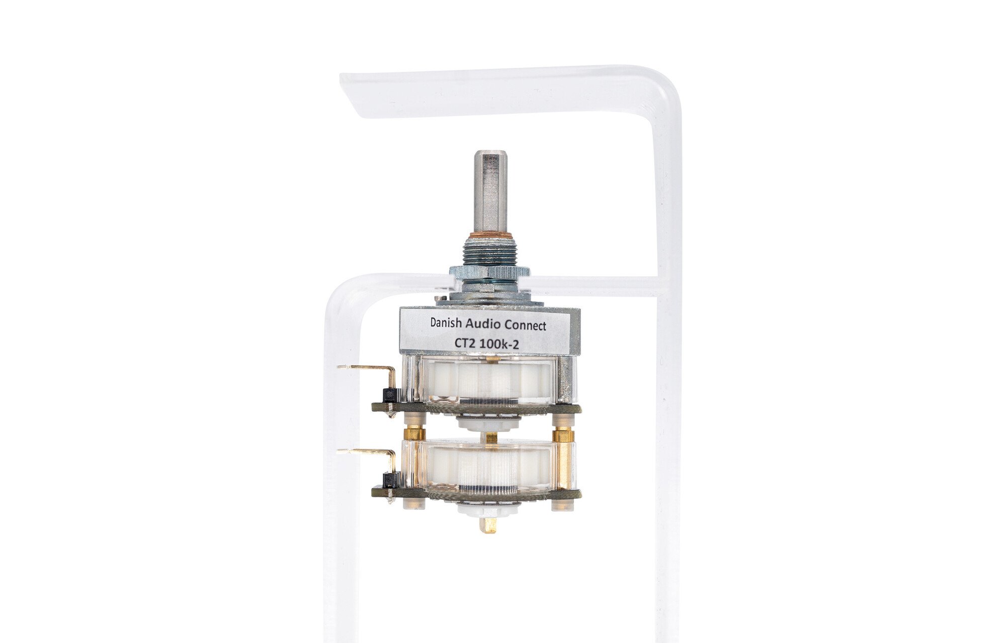 DACT CT2-100k-2 Stereo Vonaljelszint-szabályzó/hangerő szabályzó 100k Ohm 2 wafers