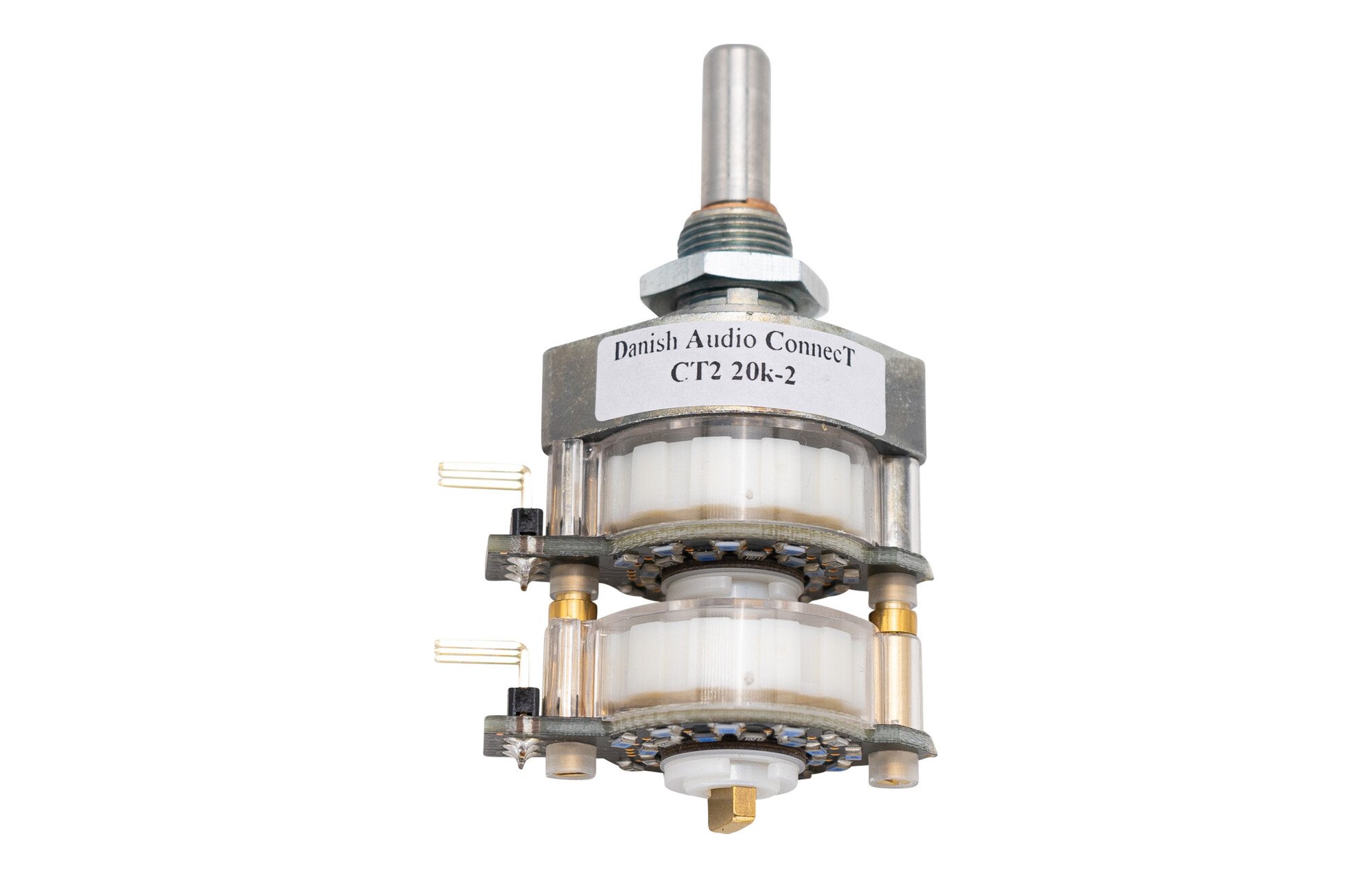 DACT CT2-20k-2 Stereo Vonaljelszint-szabályzó/hangerő szabályzó 20k Ohm 2 wafers