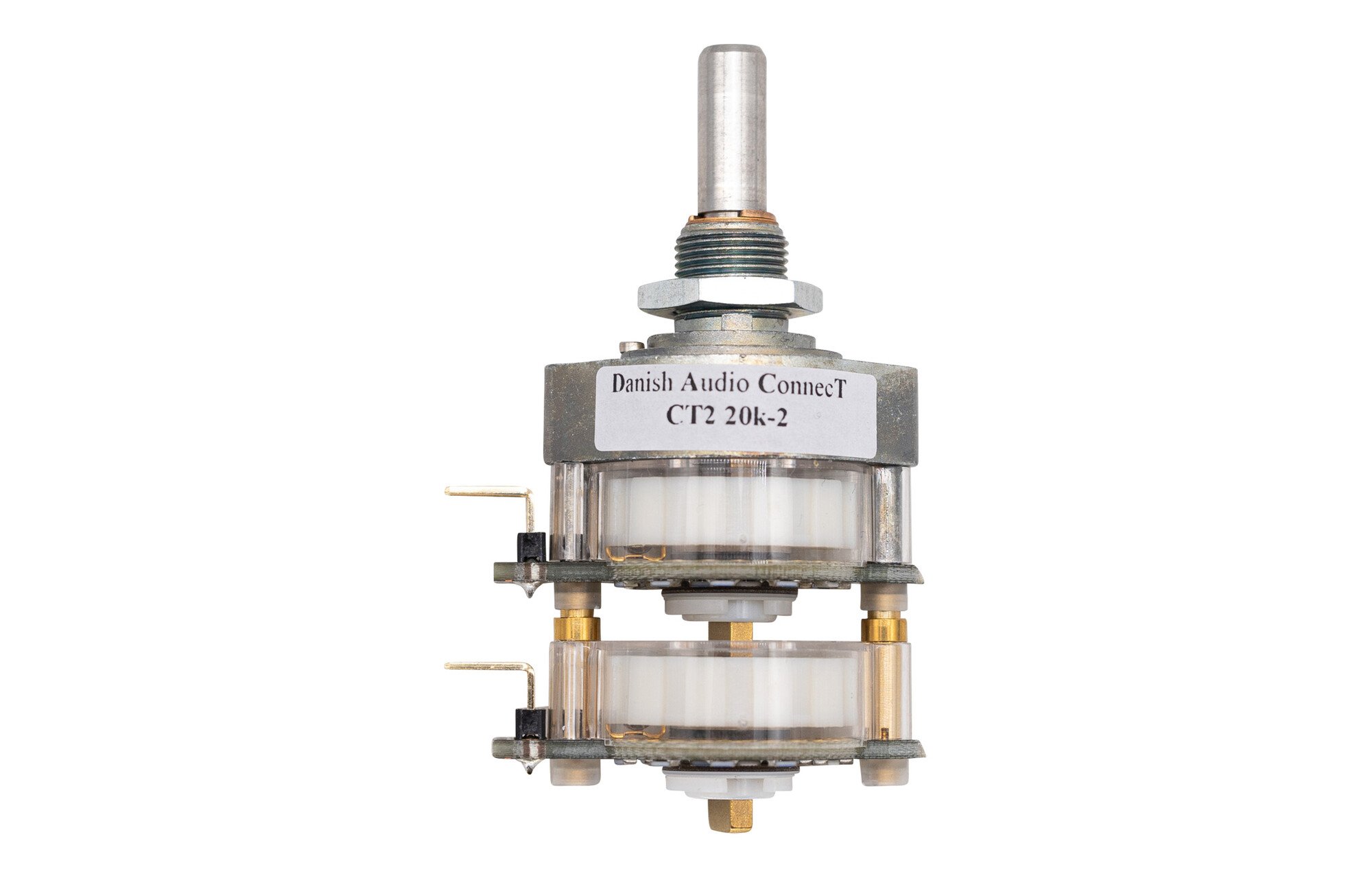 DACT CT2-20k-2 Stereo Vonaljelszint-szabályzó/hangerő szabályzó 20k Ohm 2 wafers