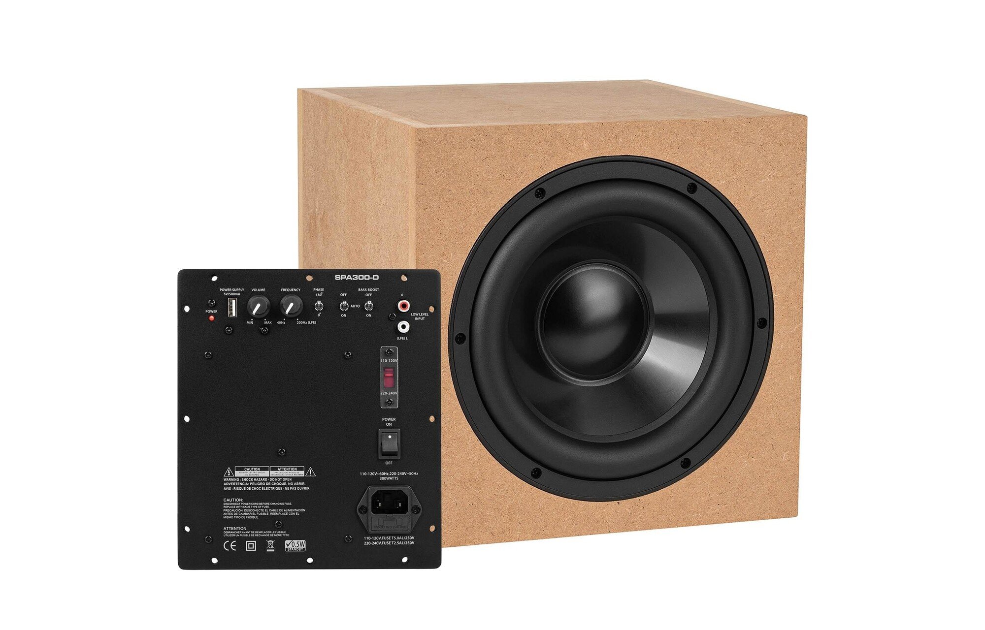 Powered Reference 8" mini mélynyomó készlet 300 watt