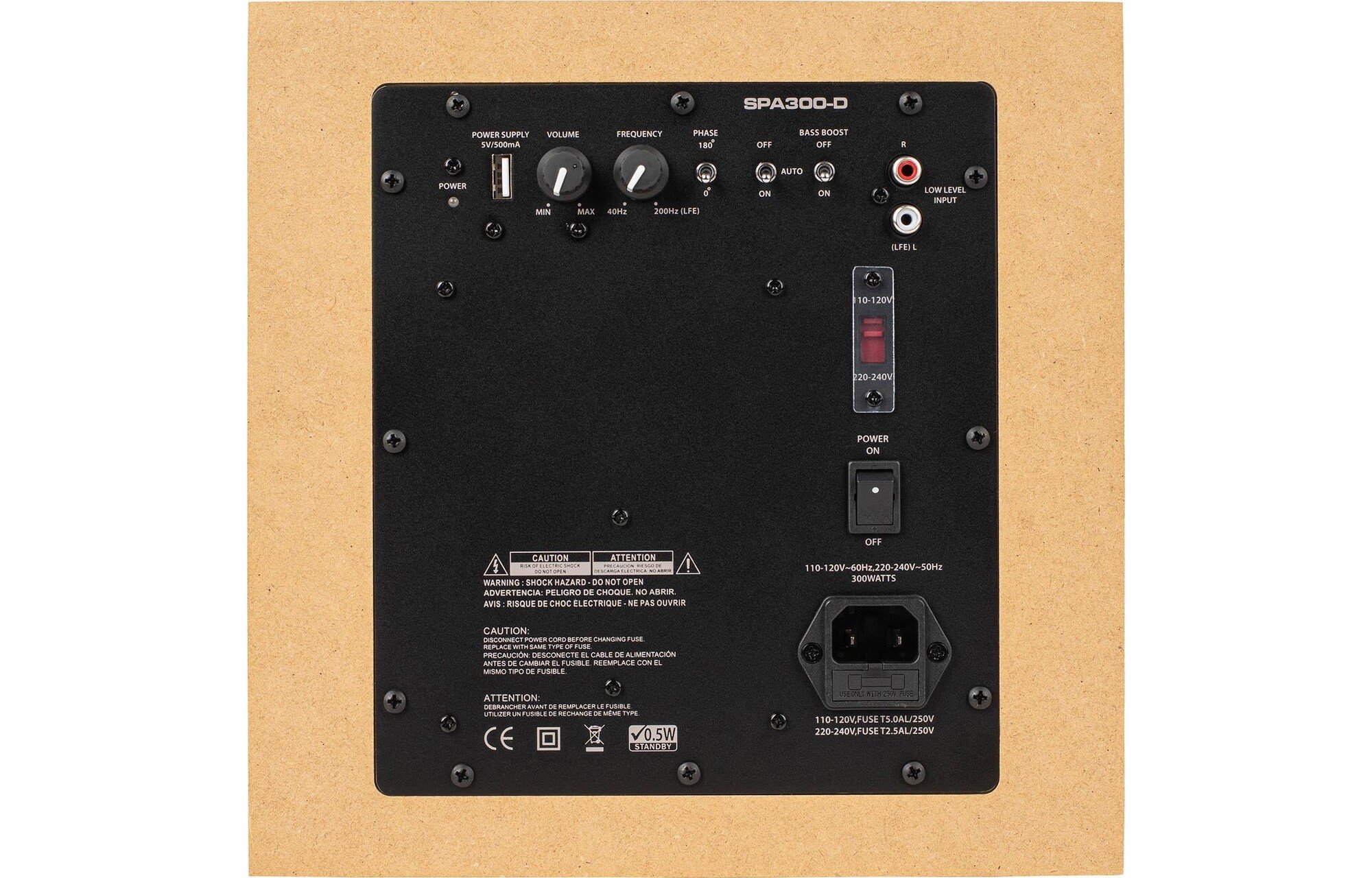 Powered Reference 8" mini mélynyomó készlet 300 watt