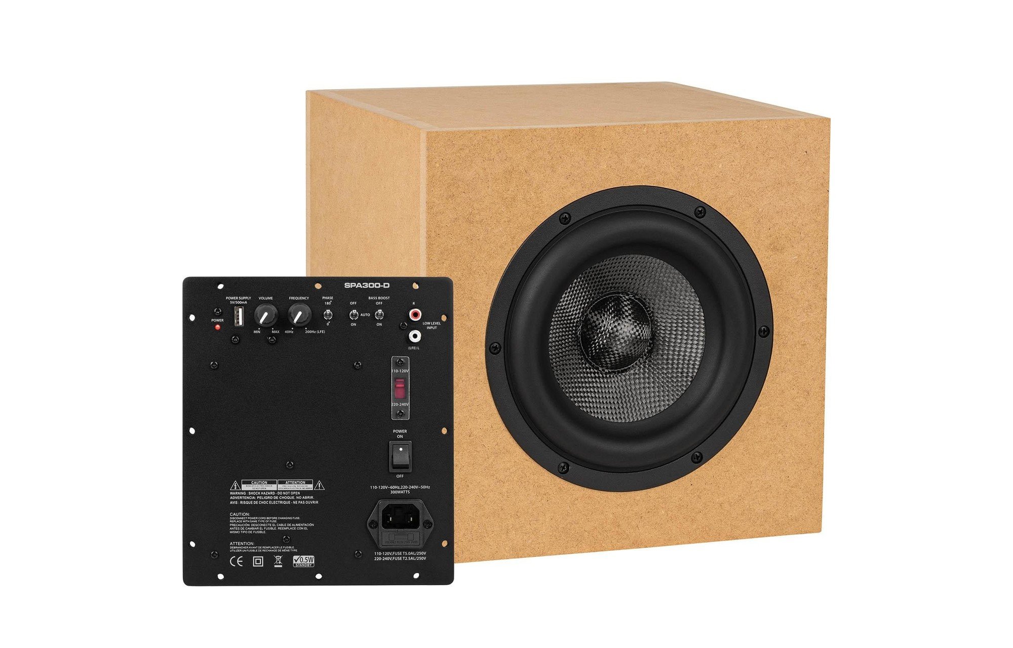 Powered Epique 7" mini mélynyomó készlet 300 watt