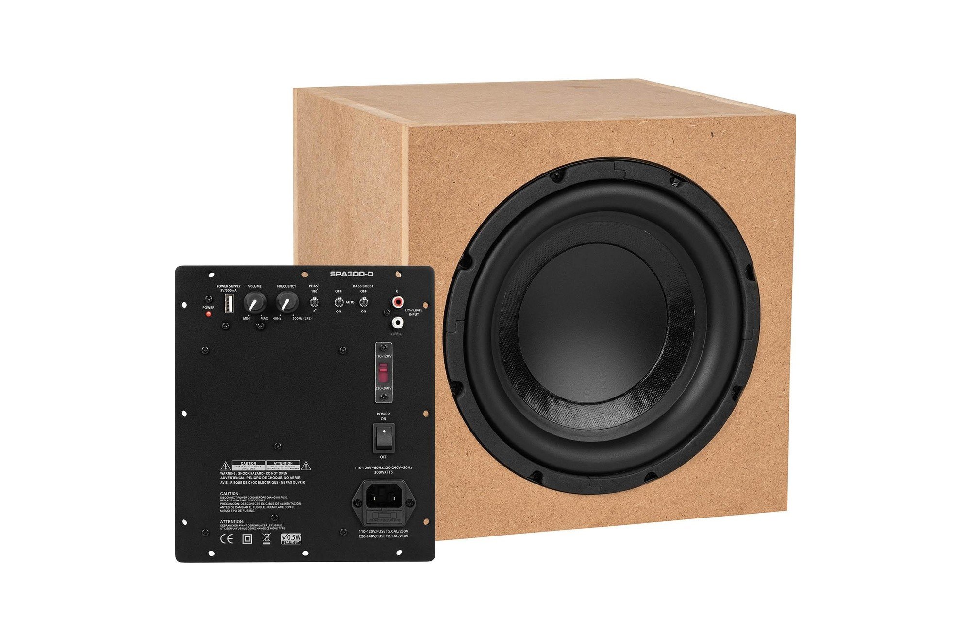Aktív GRS 8" mini mélynyomó készlet 300 watt