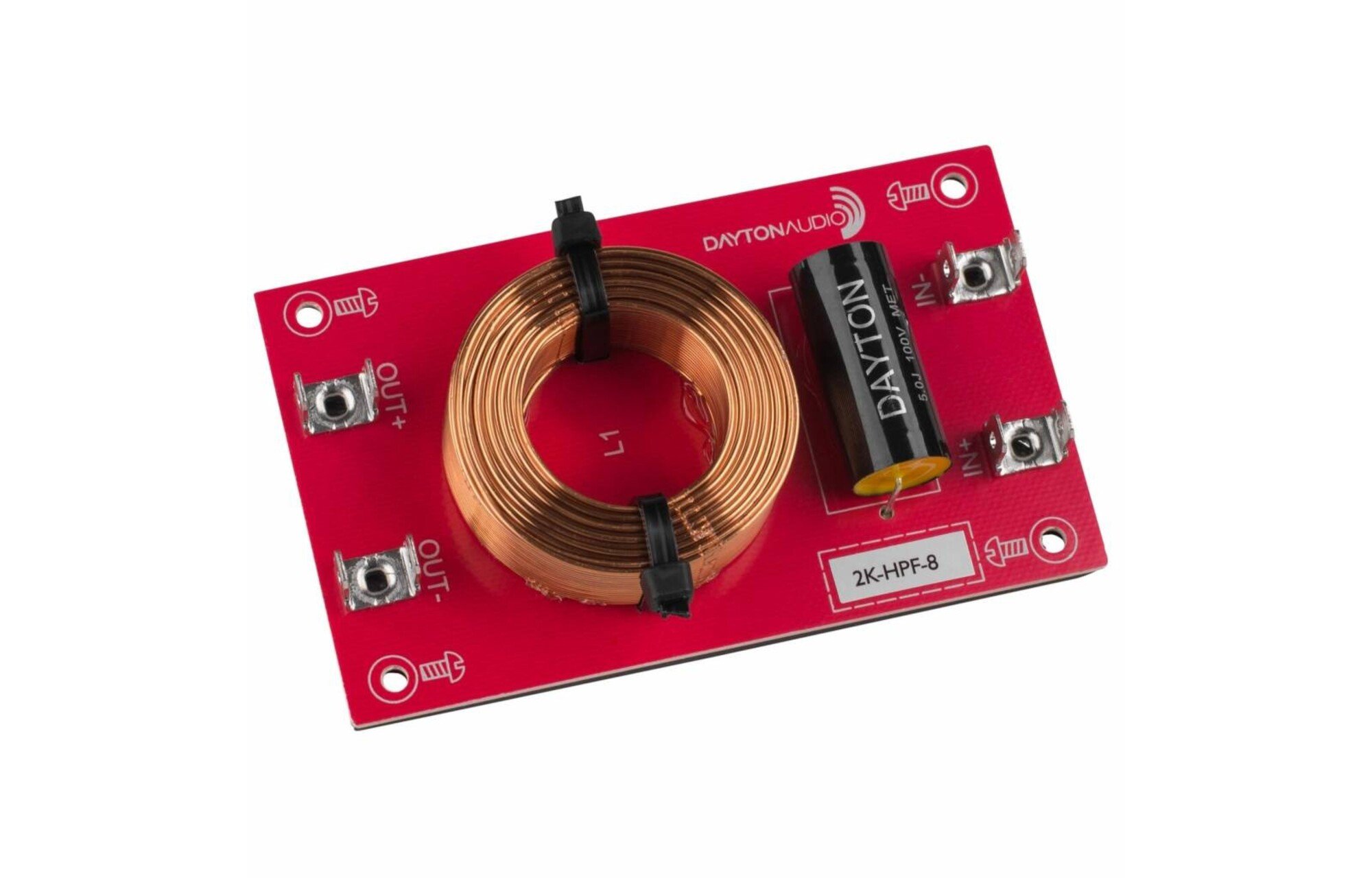 Dayton Audio Magasáteresztő összeszerelt hangszóróváltó 12 dB/Octave, 8 Ohm, 2000 hz