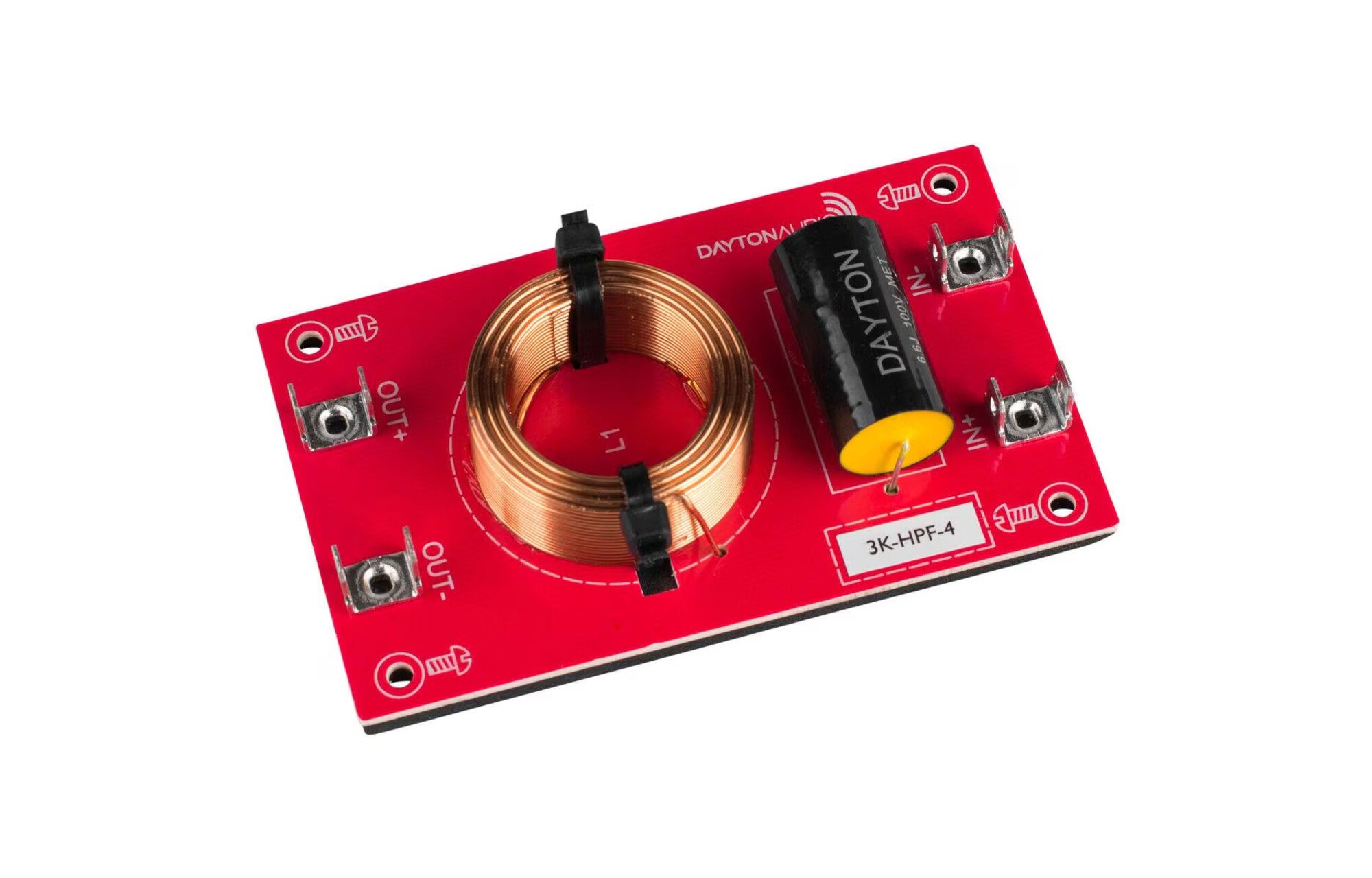 Dayton Audio Magasáteresztő összeszerelt hangszóróváltó 12 dB/Octave, 4 Ohm, 3000 hz