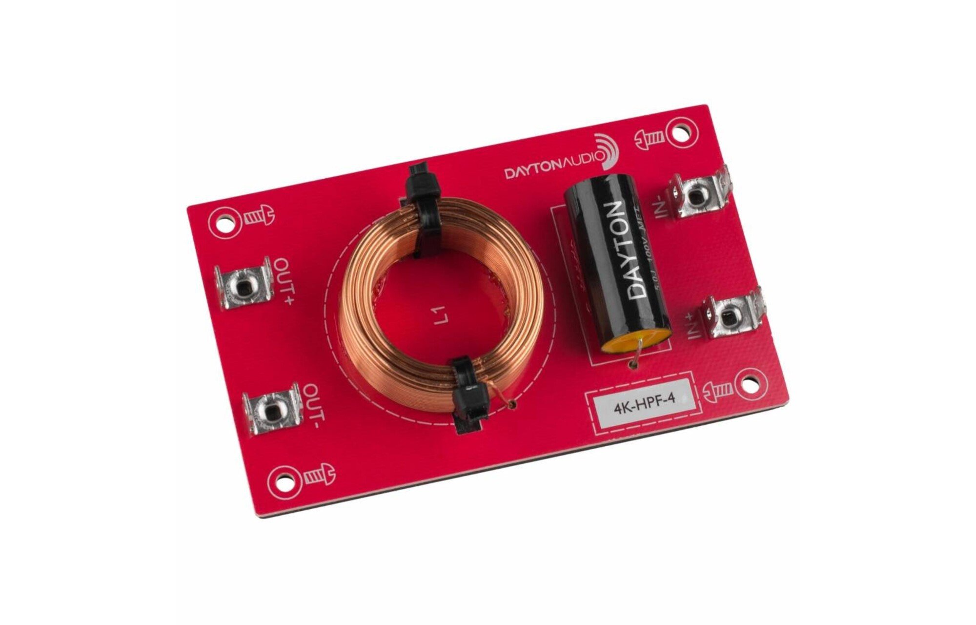 Dayton Audio Magasáteresztő összeszerelt hangszóróváltó 12 dB/Octave, 4 Ohm, 4000 hz
