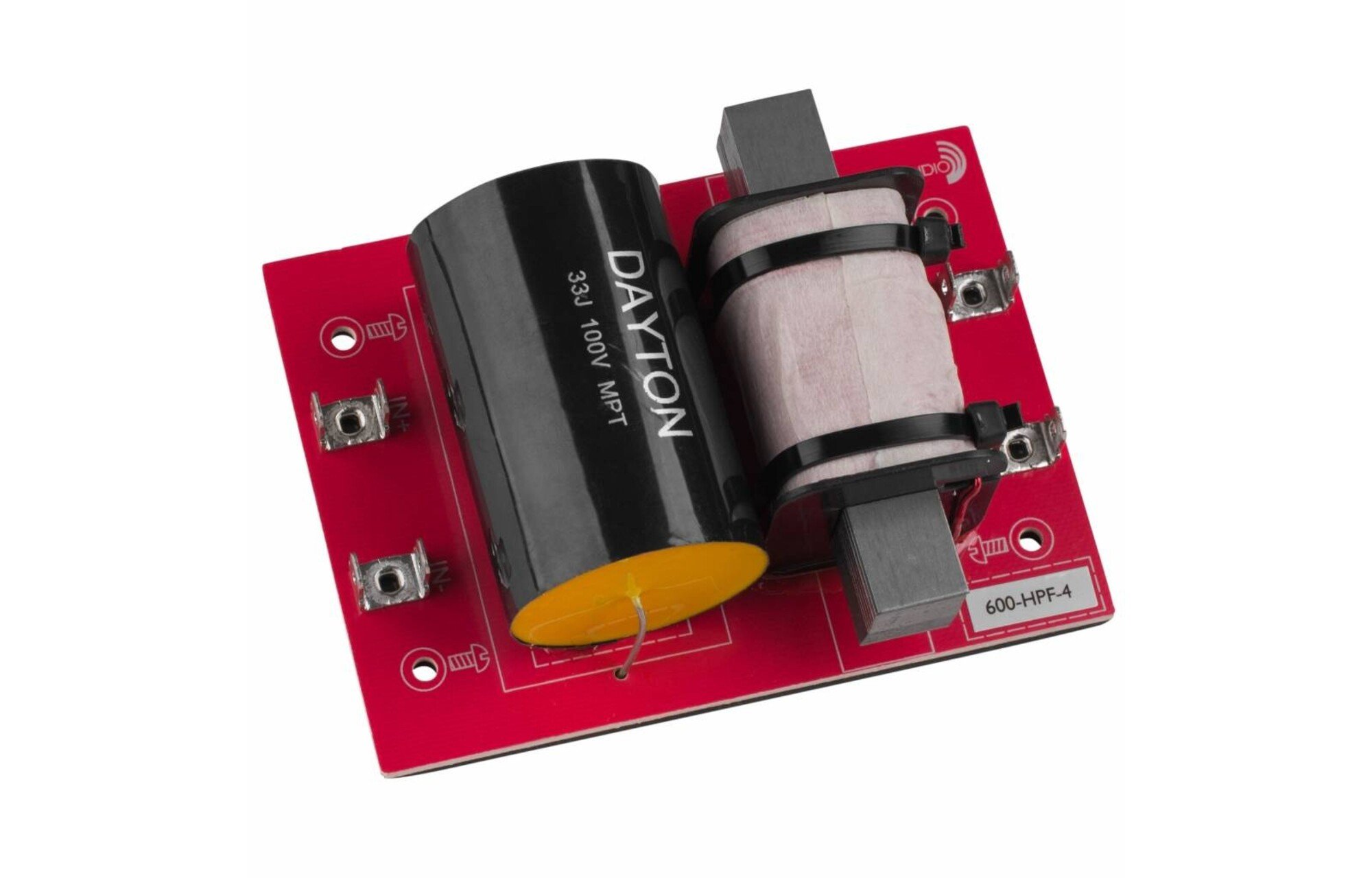 Dayton Audio Magasáteresztő összeszerelt hangszóróváltó 12 dB/Octave, 4 Ohm, 600 hz