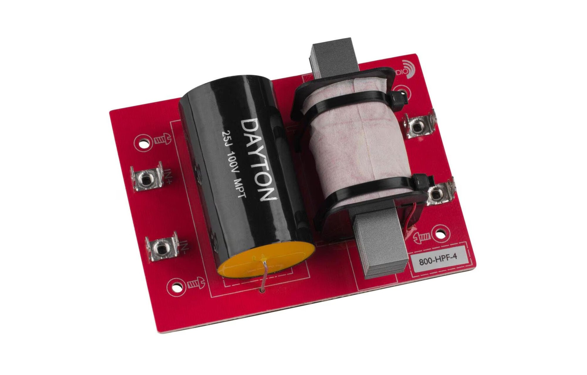 Dayton Audio Magasáteresztő összeszerelt hangszóróváltó 12 dB/Octave, 4 Ohm, 800 hz