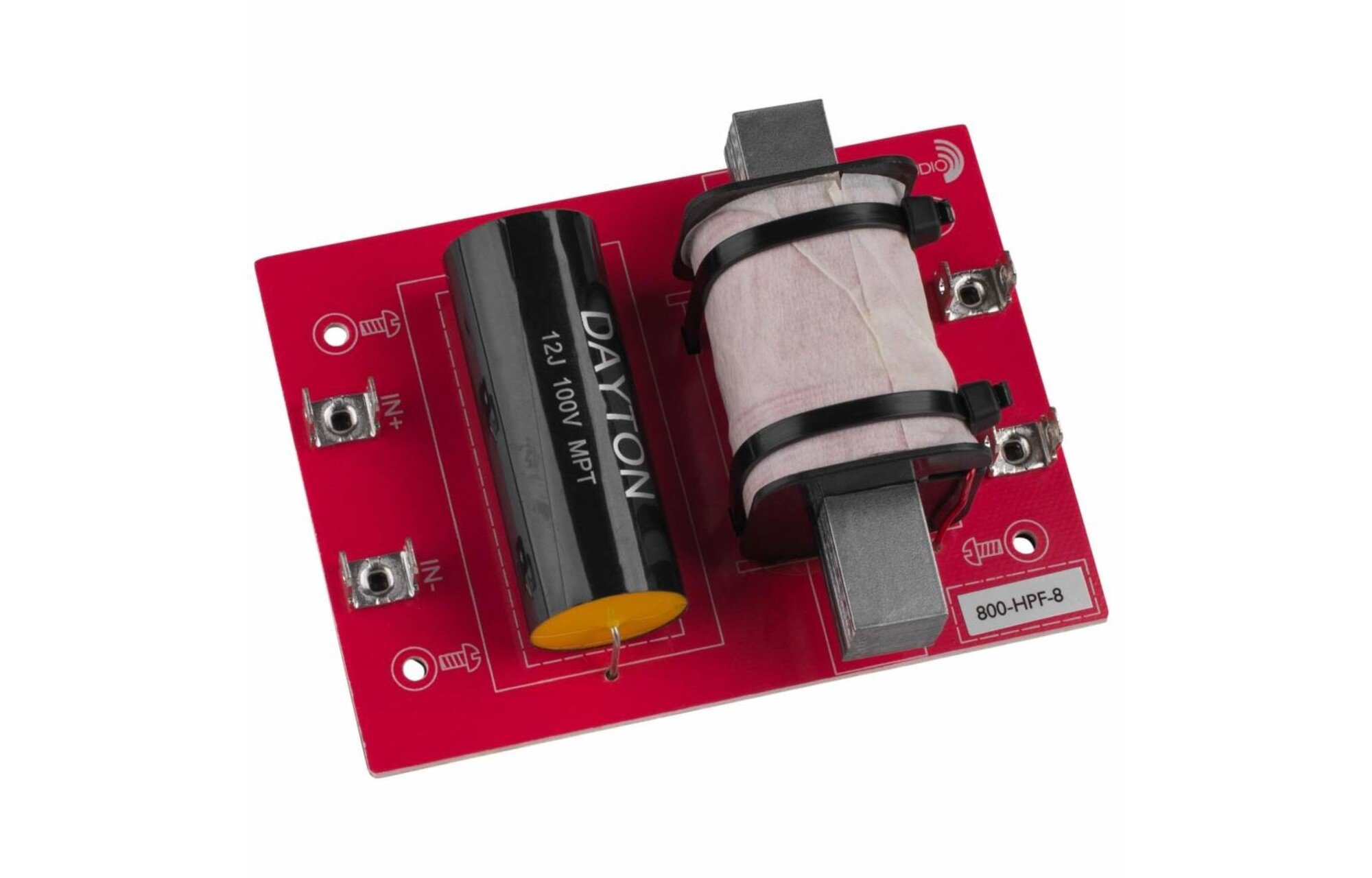 Dayton Audio Magasáteresztő összeszerelt hangszóróváltó 12 dB/Octave, 8 Ohm, 800 hz
