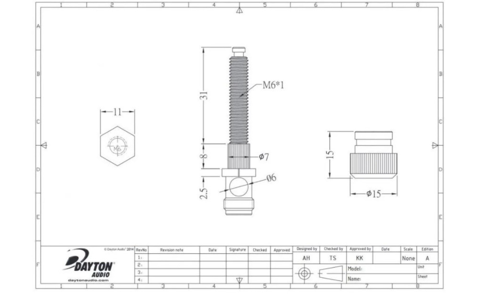 Dayton Audio BPA-38G HD Hangfalcsatlakozó pár arany