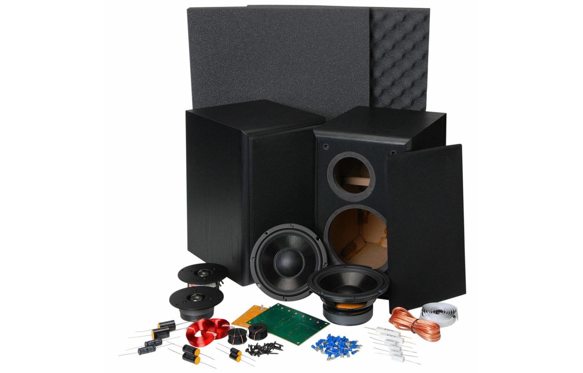 Dayton Audio BR-1 6. 5 hüvelykes 2 utas könyvespolc monitor hangszóró készlet Pár