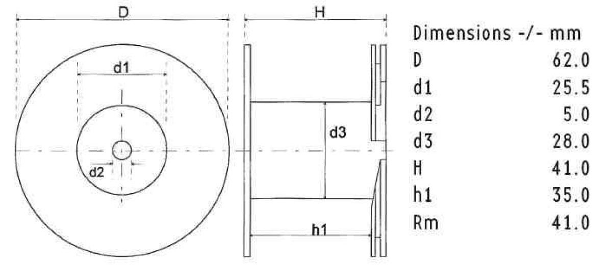 Intertechnik Corotherm hőálló tekercs – 3,90 mH | COT62 | DCR 0,47 Ω | Cu 1,32 mm | ±5.0%