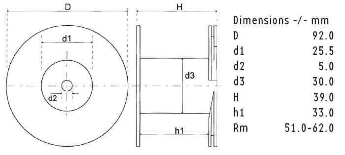 Intertechnik Corotherm hőálló tekercs – 6,80 mH | COT92 | DCR 0,70 Ω | Cu 1,32 mm | ±5.0%