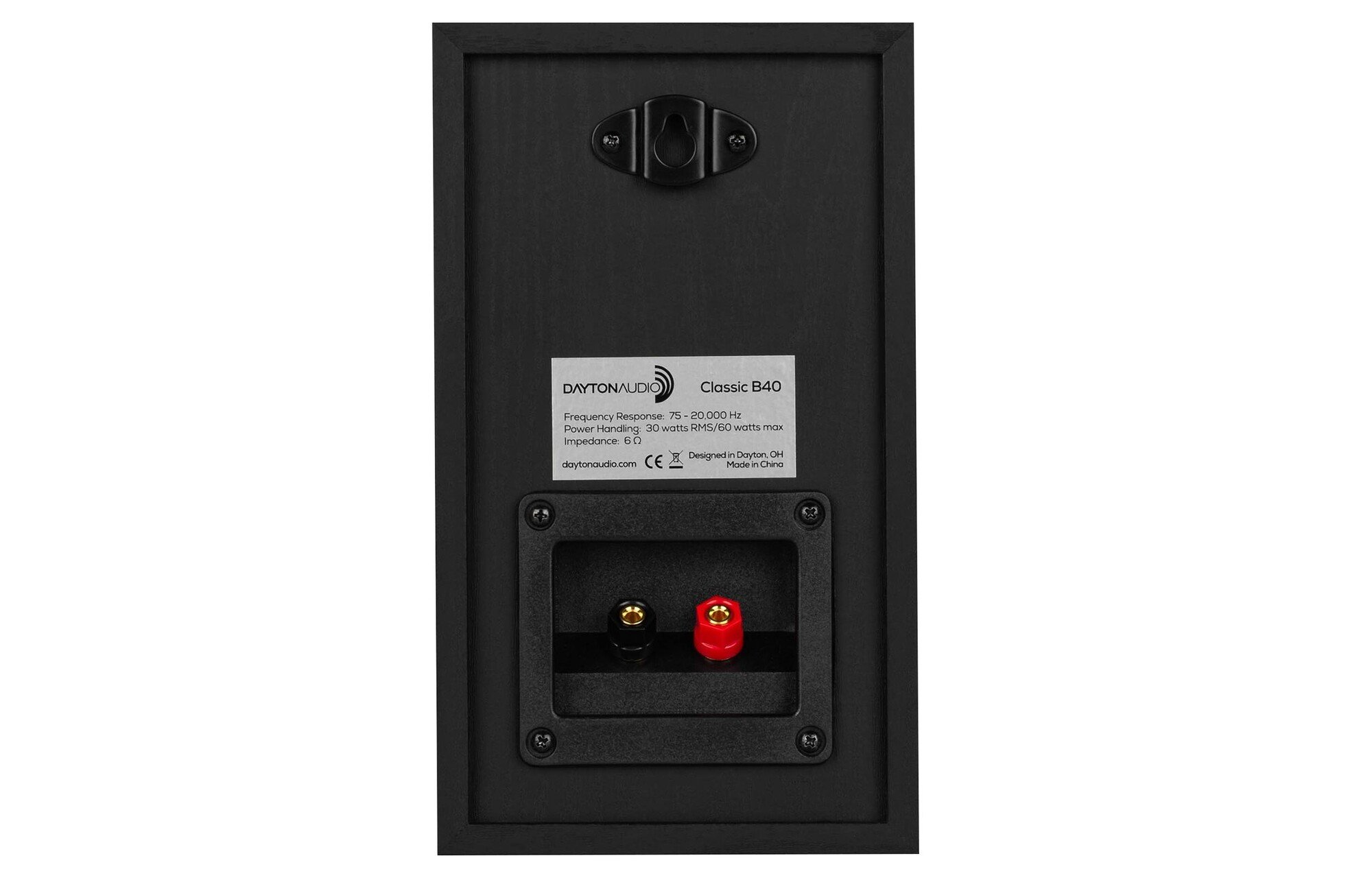 Dayton Audio Classic B40 Polcsugárzó fekete
