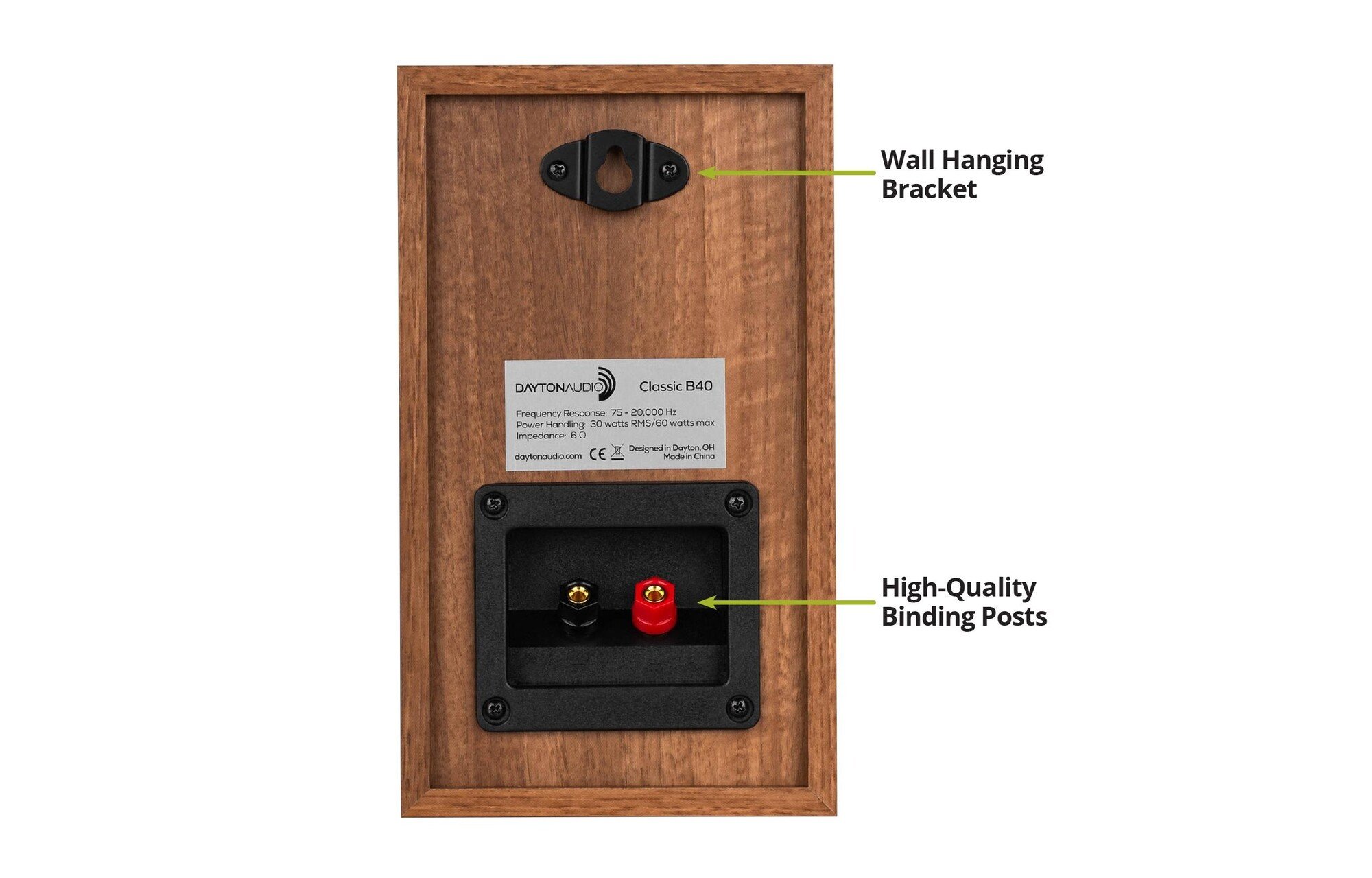 Dayton Audio Classic B40 Polcsugárzó Tölgy