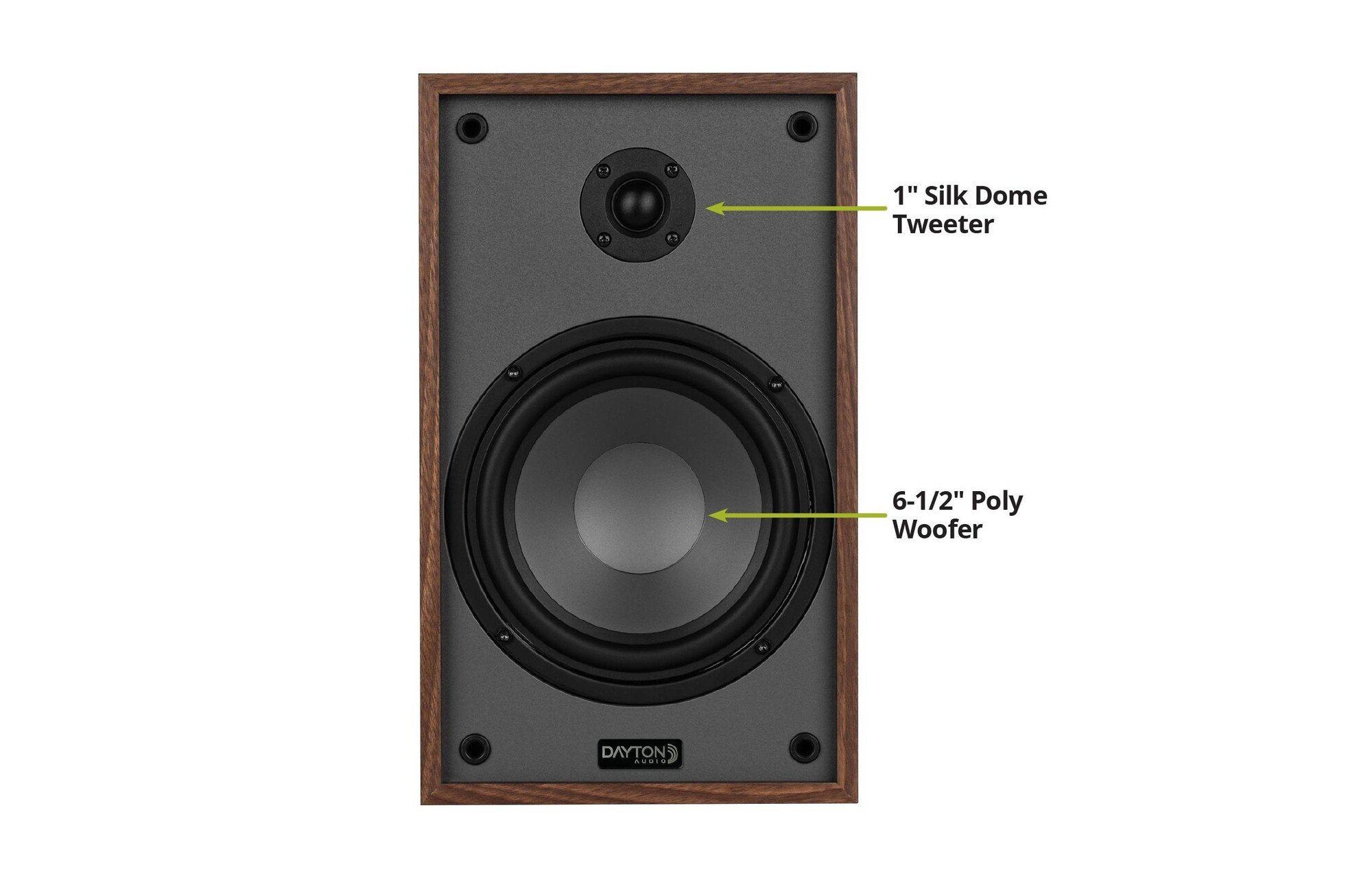 Dayton Audio Classic B65 Polcsugárzó Tölgy