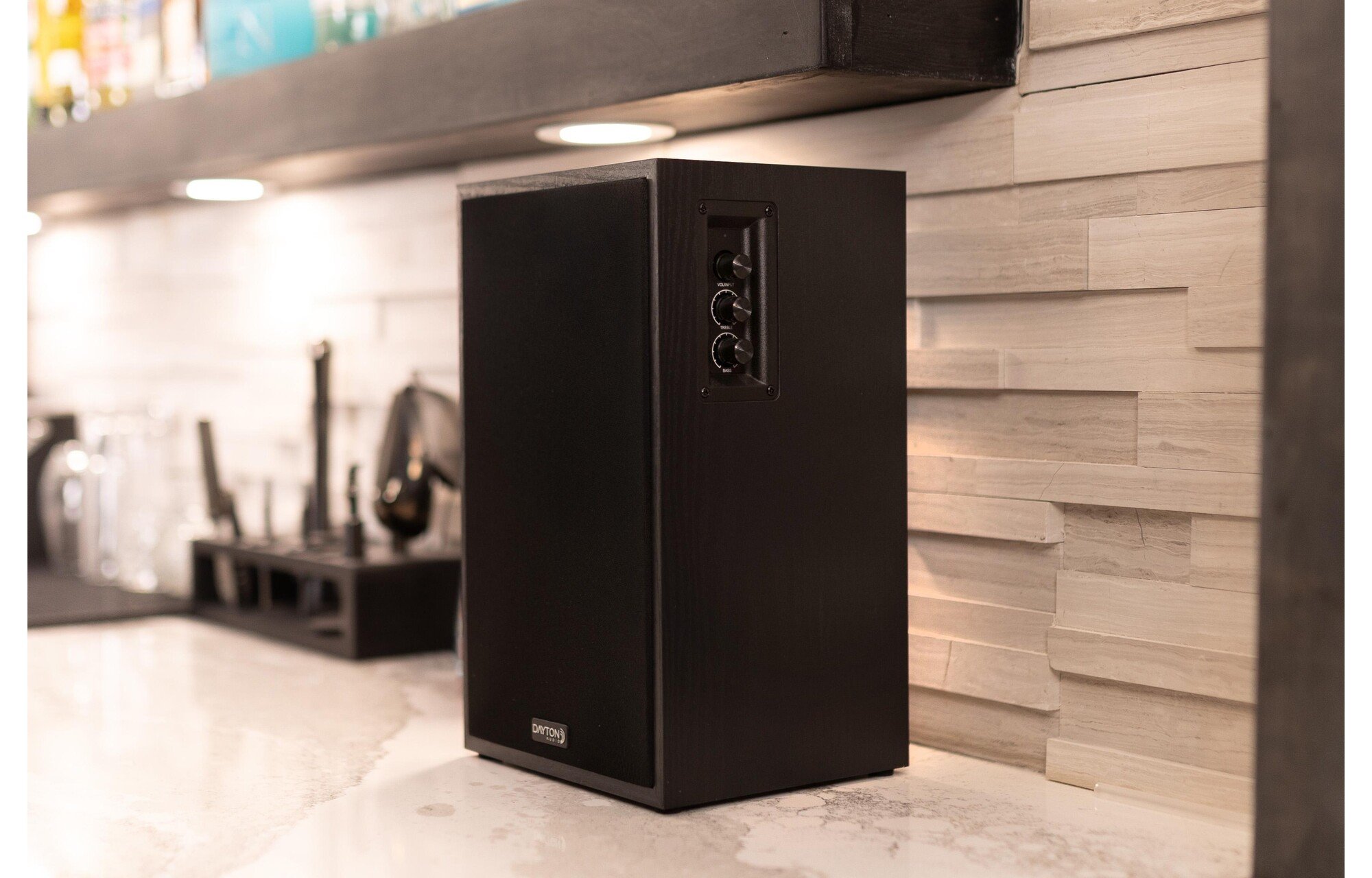 Dayton Audio Classic B65A Powered könyvespolc hangszóró pár Fekete