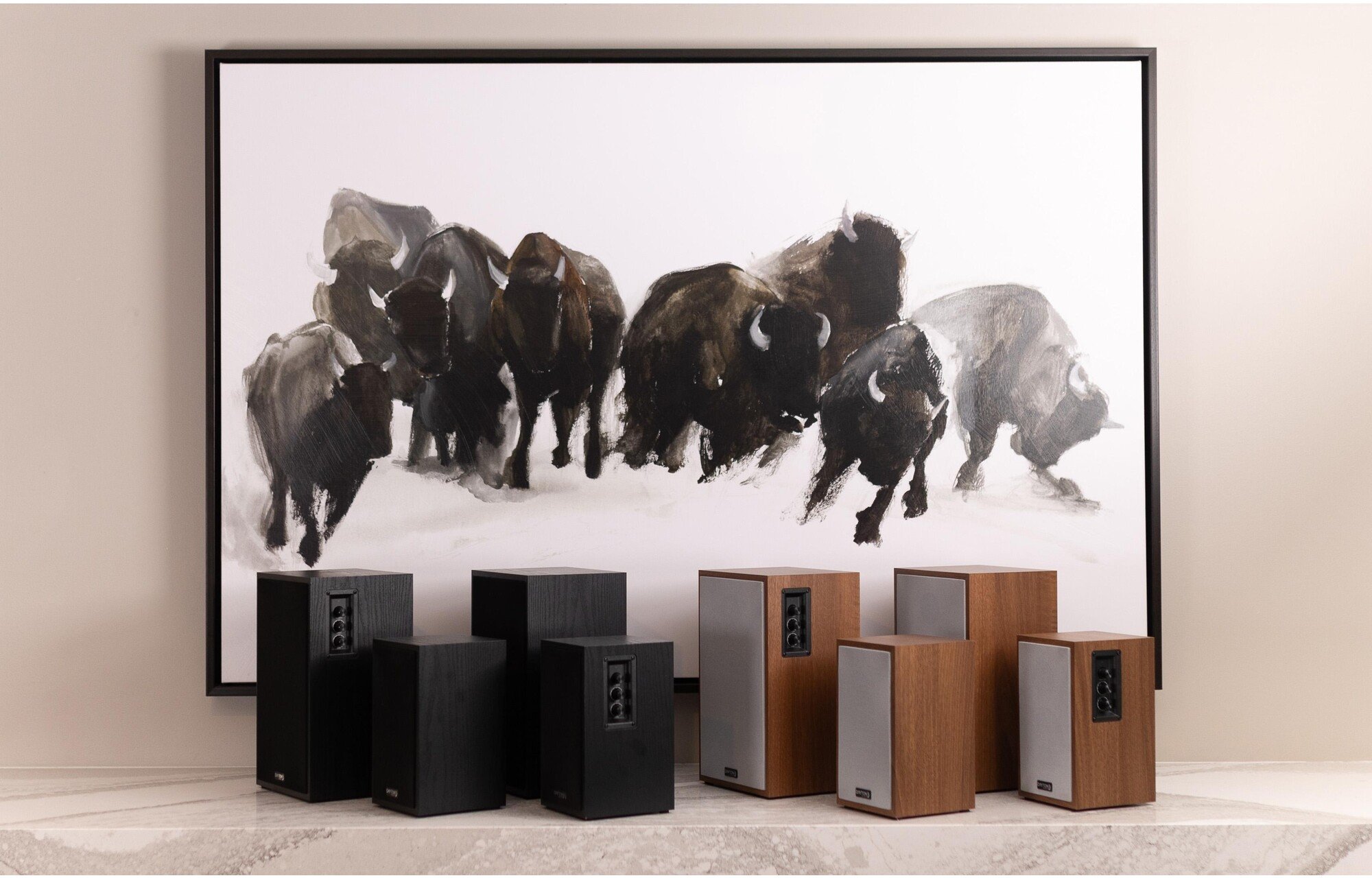 Dayton Audio Classic B65A Powered könyvespolc hangszórópár Fa