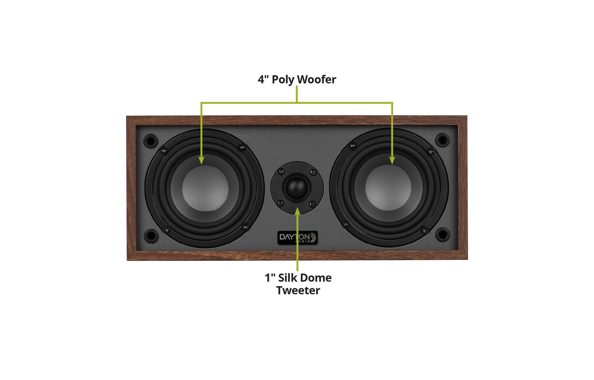 Dayton Audio Classic C40 Centersugárzó Tölgy