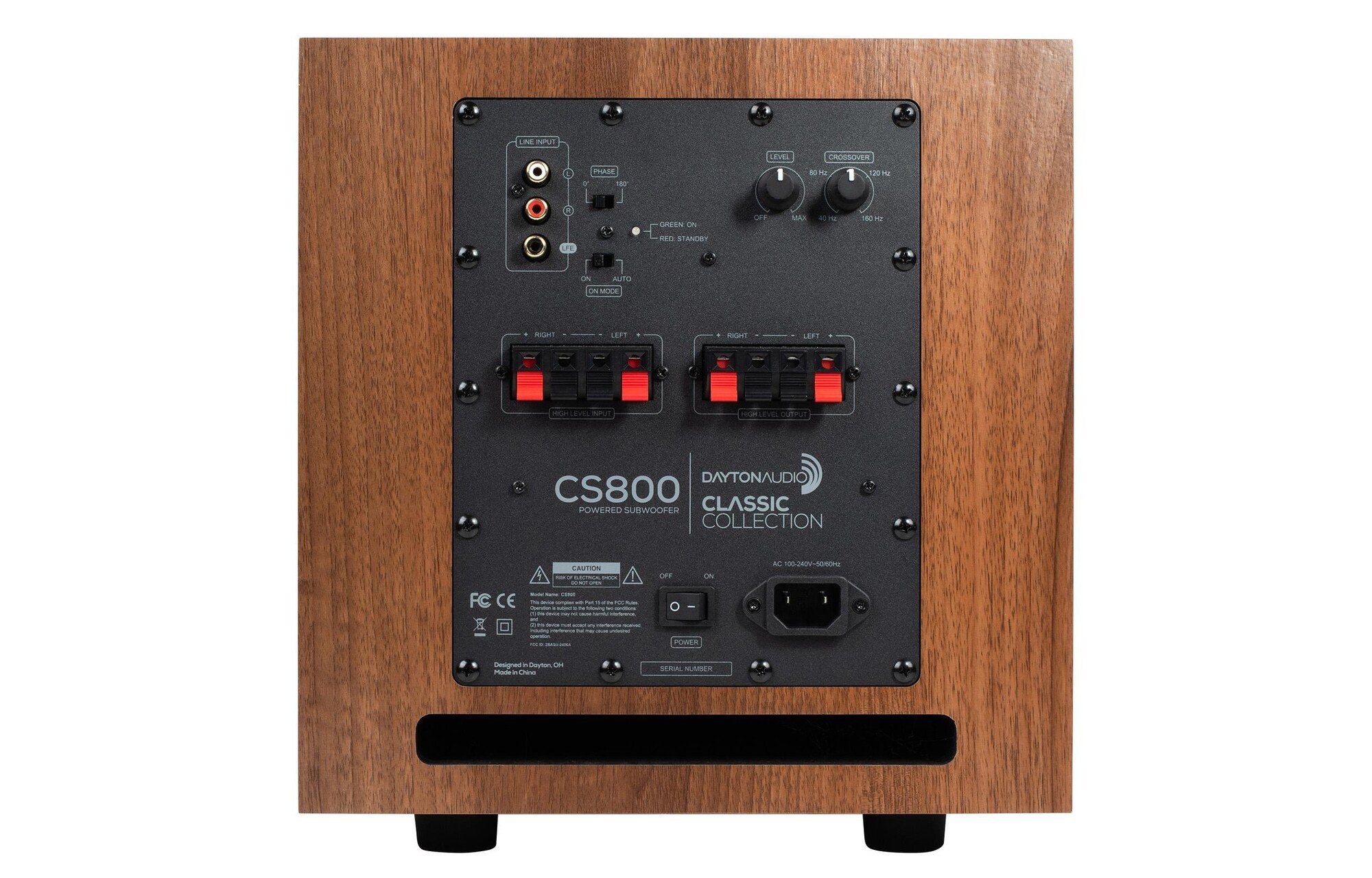 Dayton Audio CS800 8" 150W-os mélysugárzó Wood