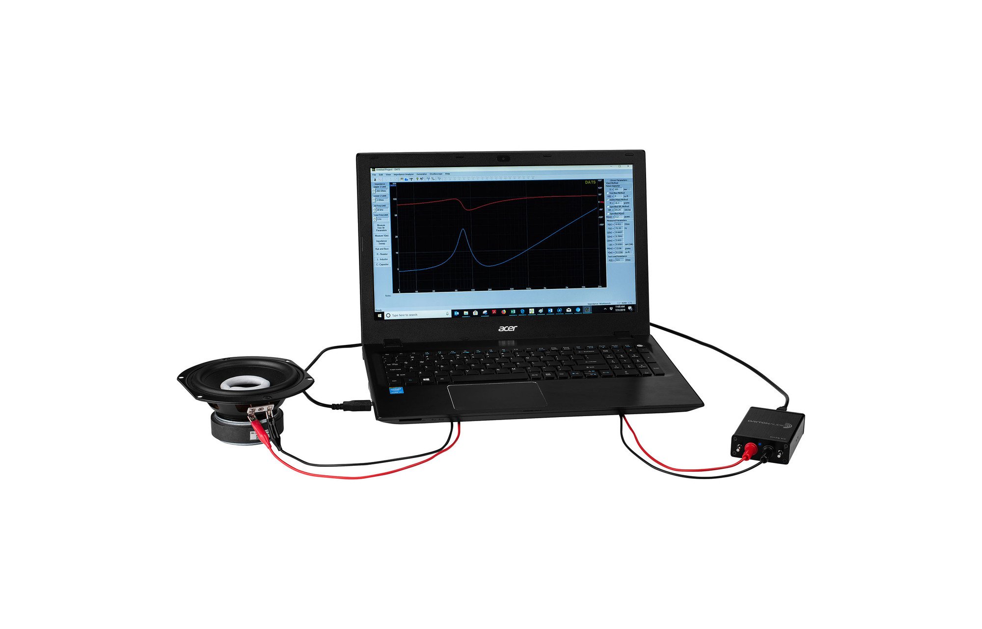 Dayton Audio DATS V3 komponens mérő rendszer