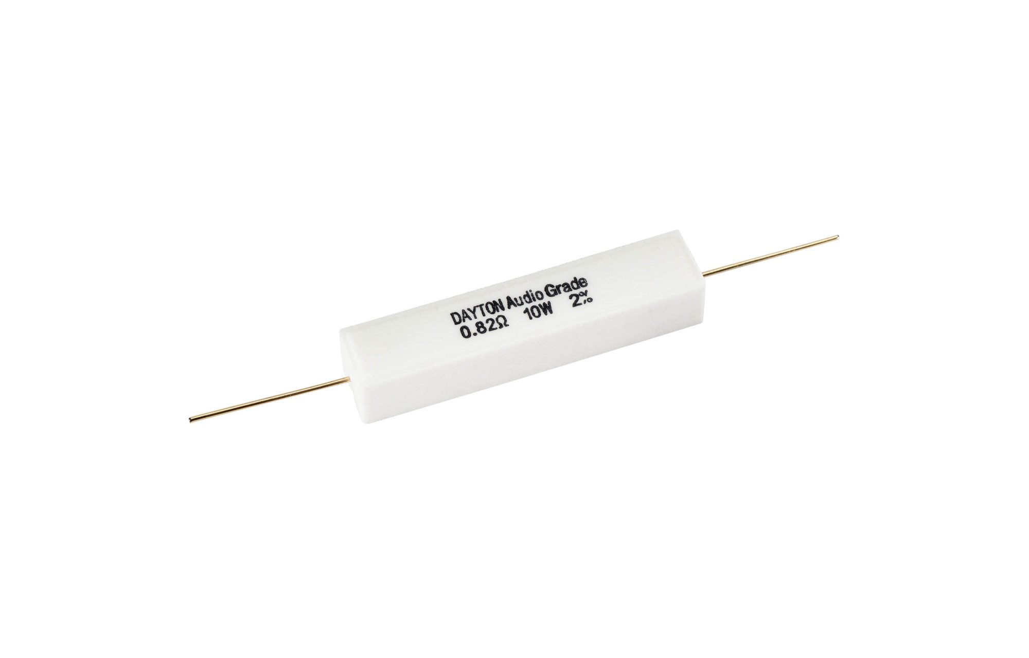 Dayton Audio 0.82 ohm | 10 W | 2% | Precíziós audio minőségű ellenállás