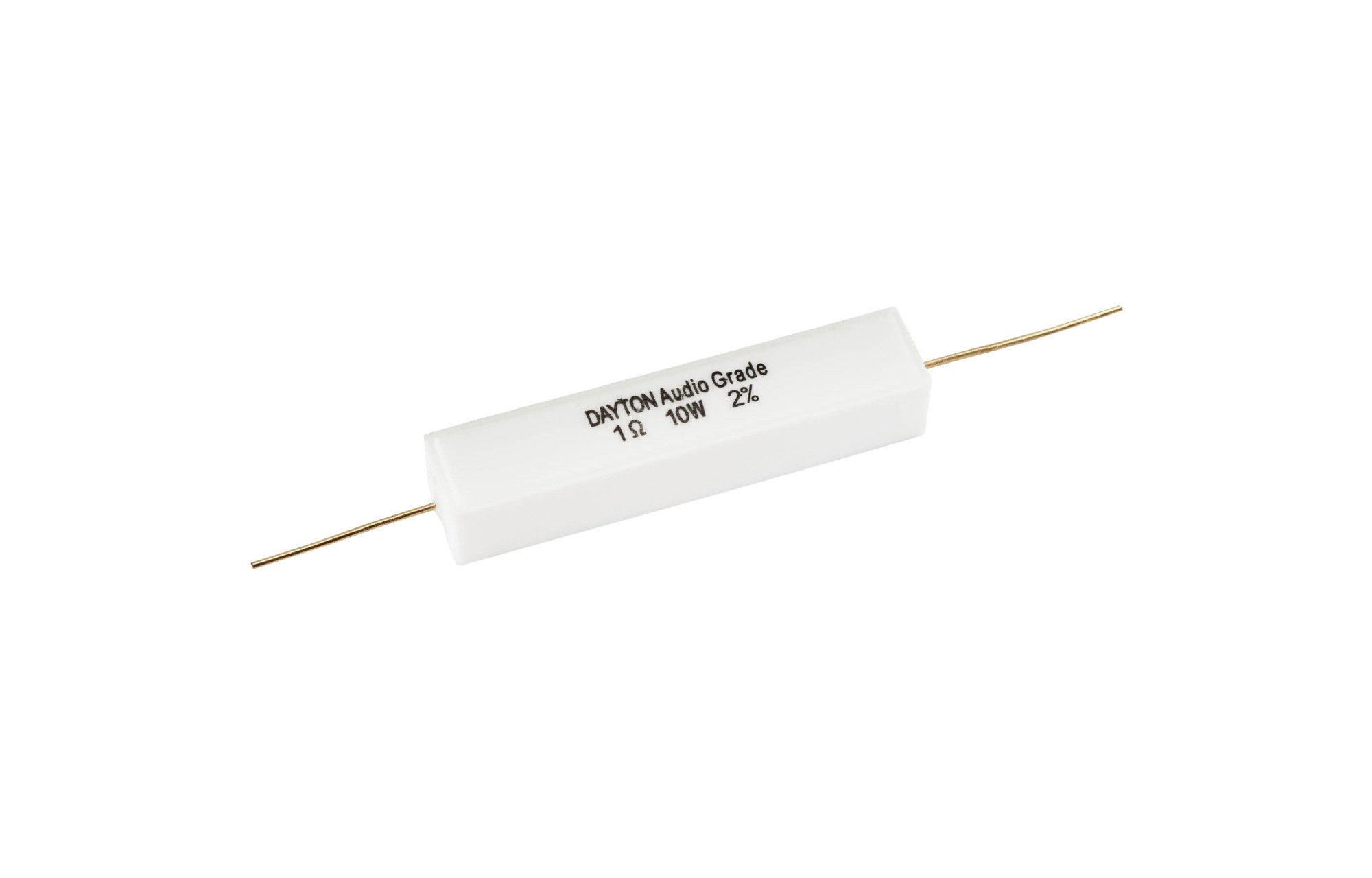Dayton Audio 1.0 ohm | 10 W | 2% | Precíziós audio minőségű ellenállás