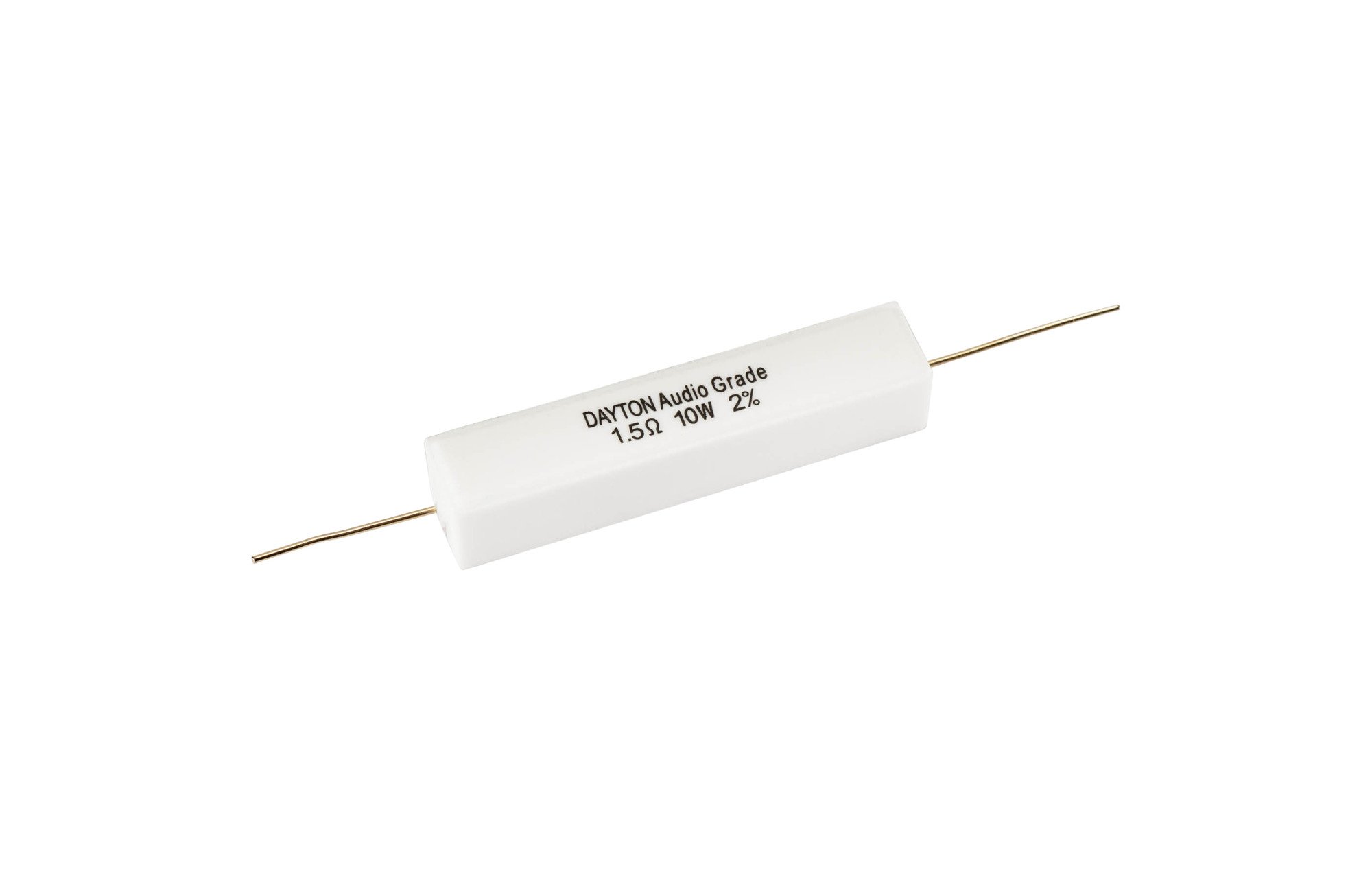 Dayton Audio 1.5 ohm | 10 W | 2% | Precíziós audio minőségű ellenállás