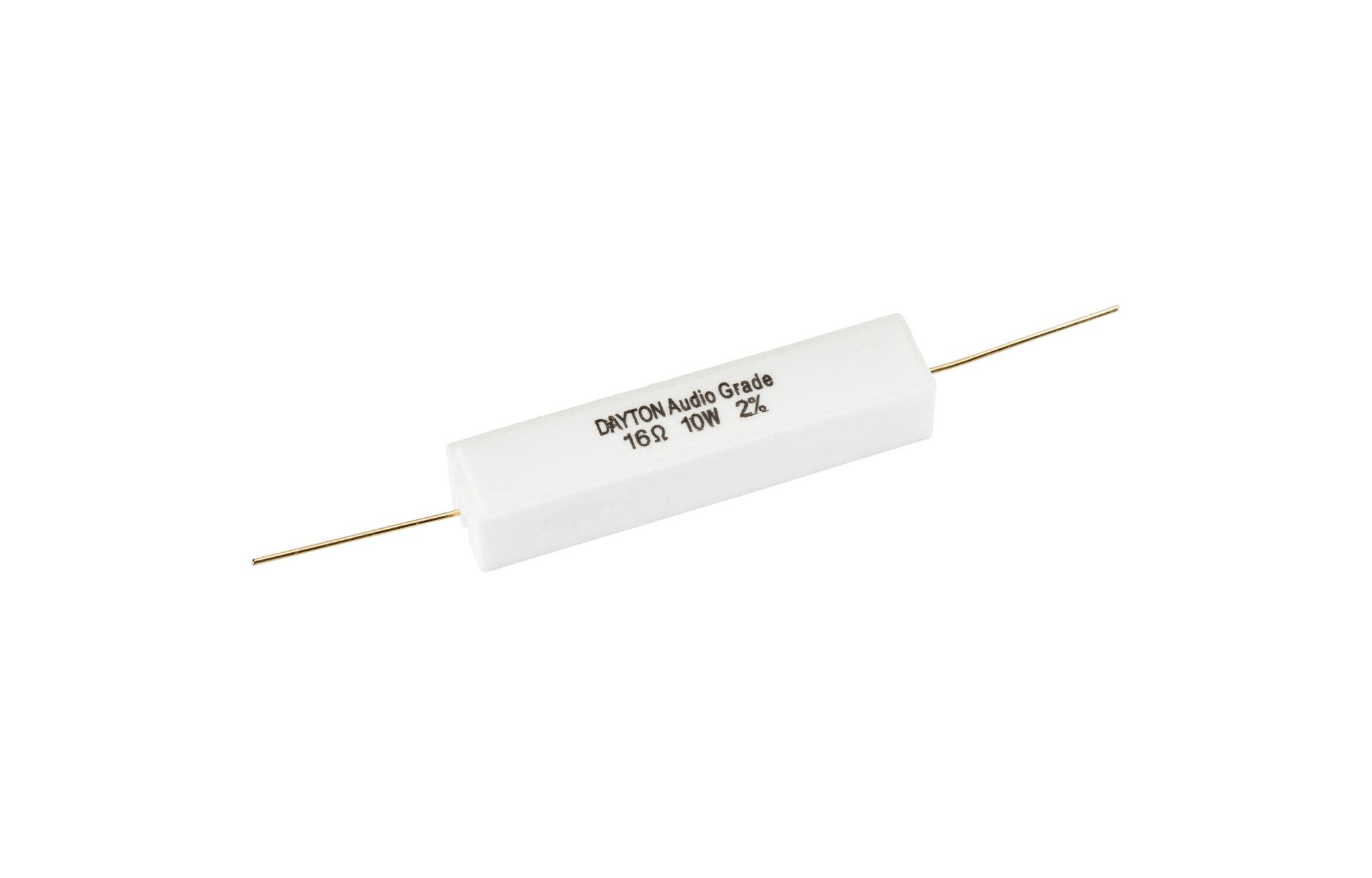 Dayton Audio 16 ohm | 10 W | 2% | Precíziós audio minőségű ellenállás