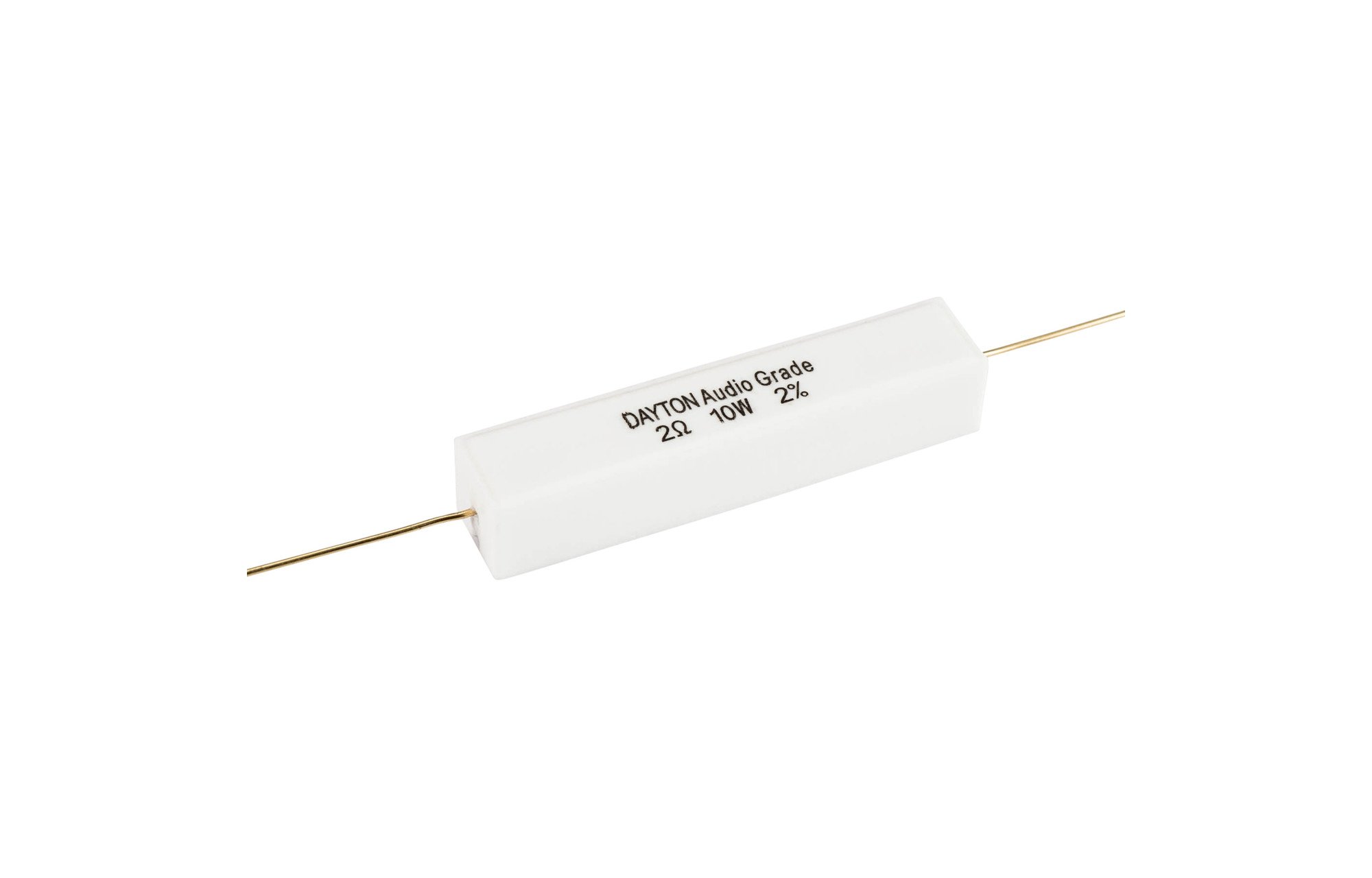 Dayton Audio 2.0 ohm | 10 W | 2% | Precíziós audio minőségű ellenállás
