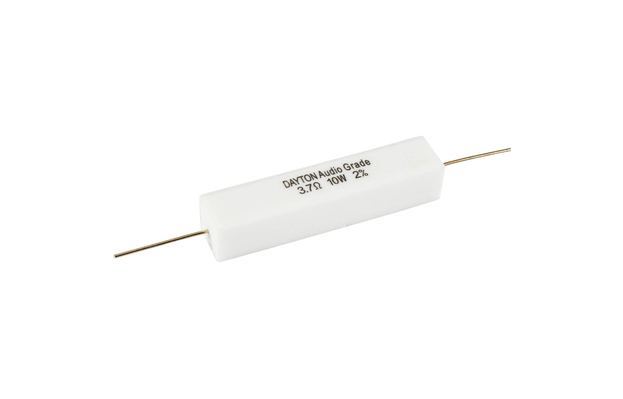 Dayton Audio 3.7 ohm | 10 W | 2% | Precíziós audio minőségű ellenállás