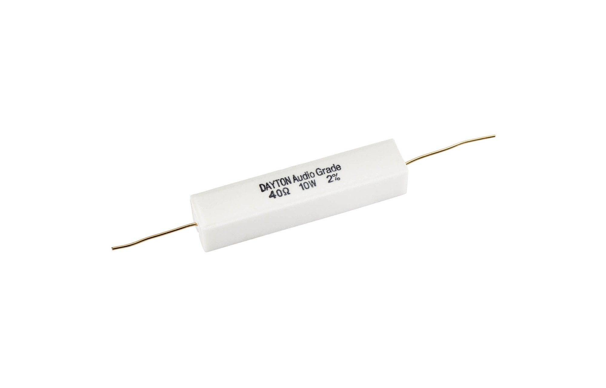 Dayton Audio 40 ohm | 10 W | 2% | Precíziós audio minőségű ellenállás