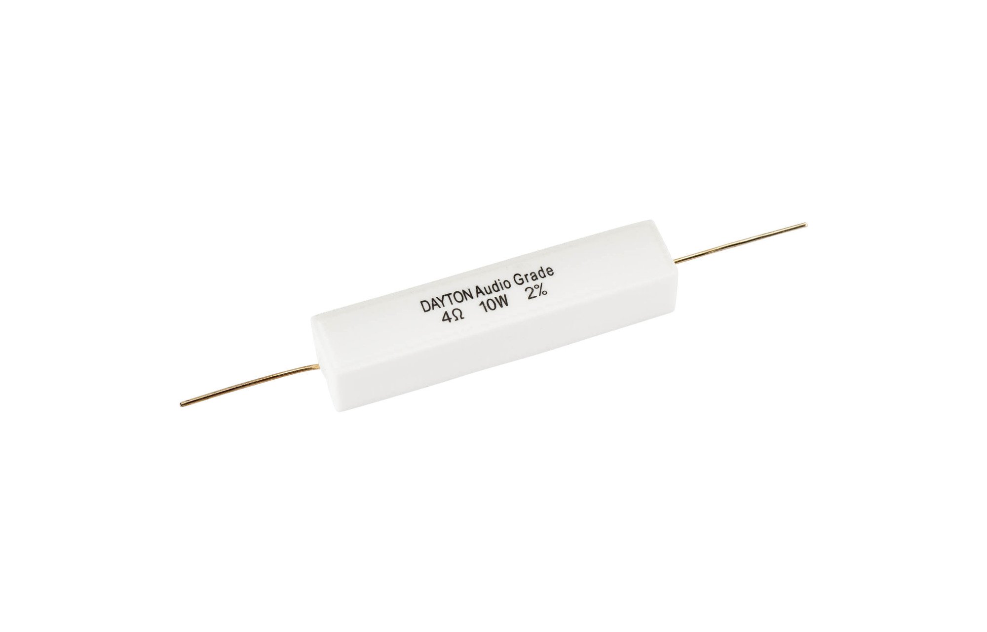 Dayton Audio 4.0 ohm | 10 W | 2% | Precíziós audio minőségű ellenállás