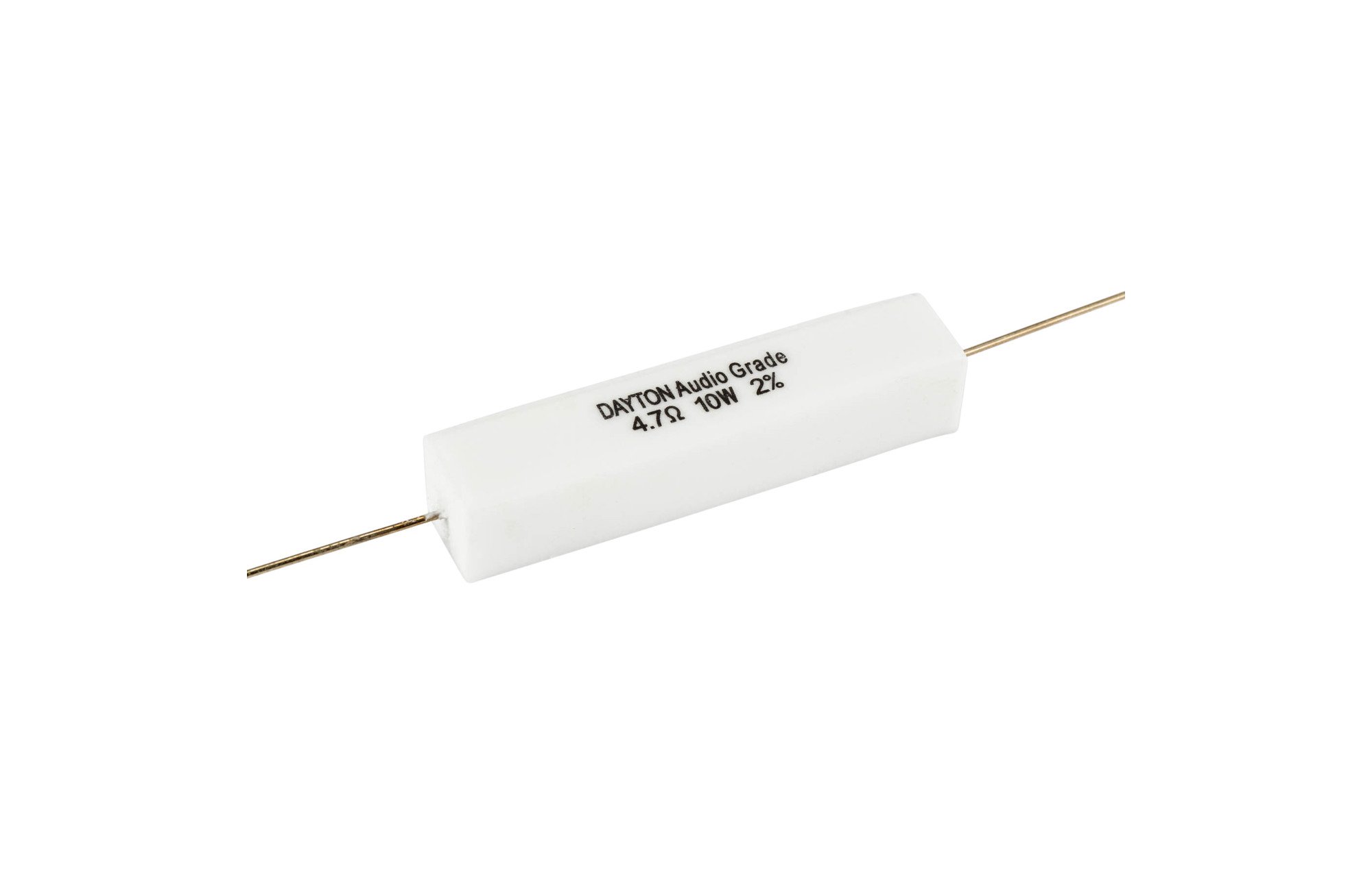 Dayton Audio 4.7 ohm | 10 W | 2% | Precíziós audio minőségű ellenállás