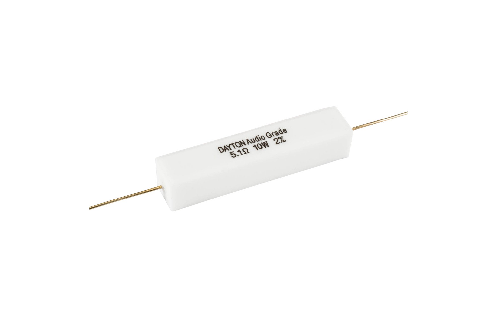 Dayton Audio 5.1 ohm | 10 W | 2% | Precíziós audio minőségű ellenállás