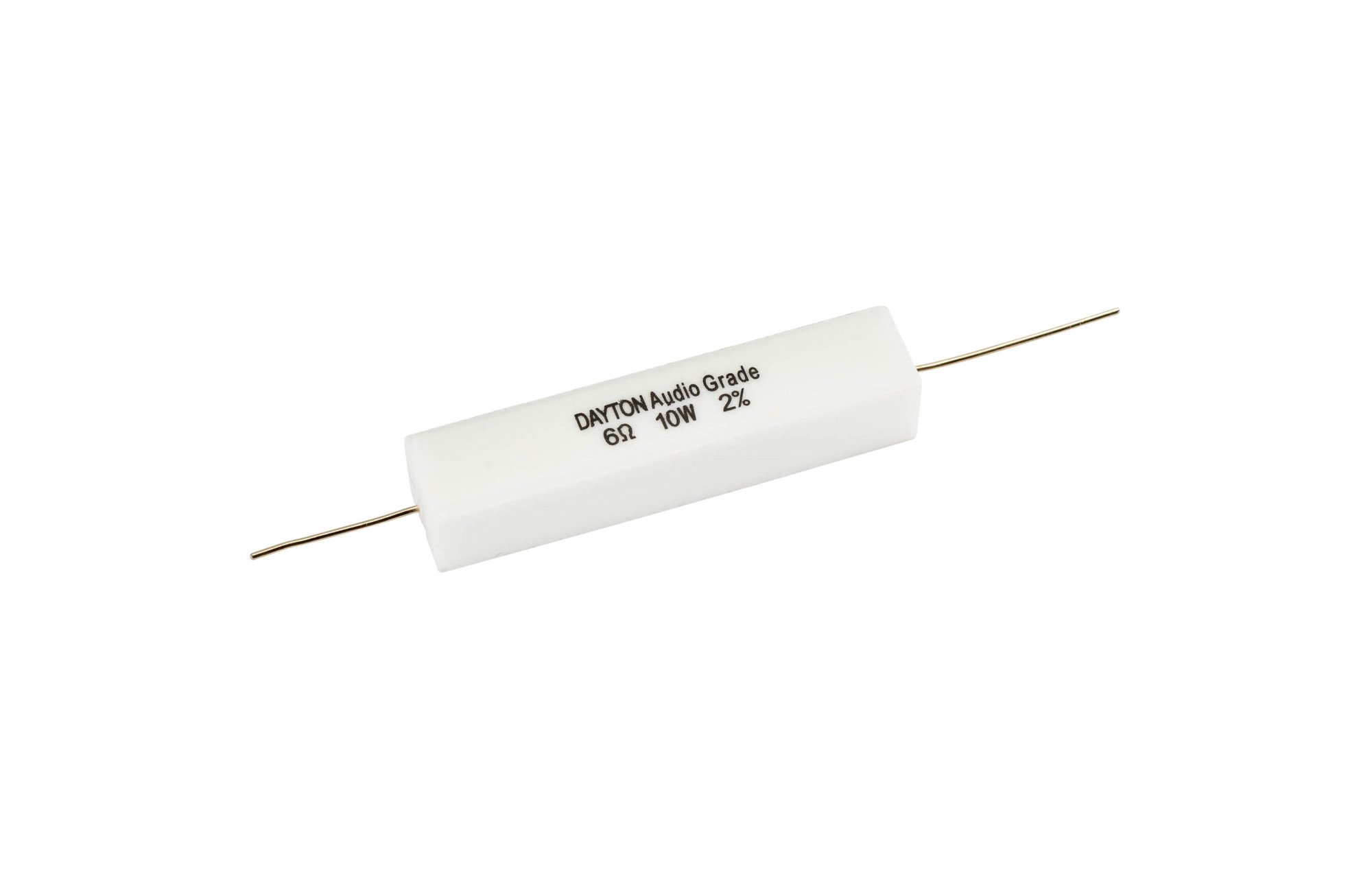 Dayton Audio 6.0 ohm | 10 W | 2% | Precíziós audio minőségű ellenállás